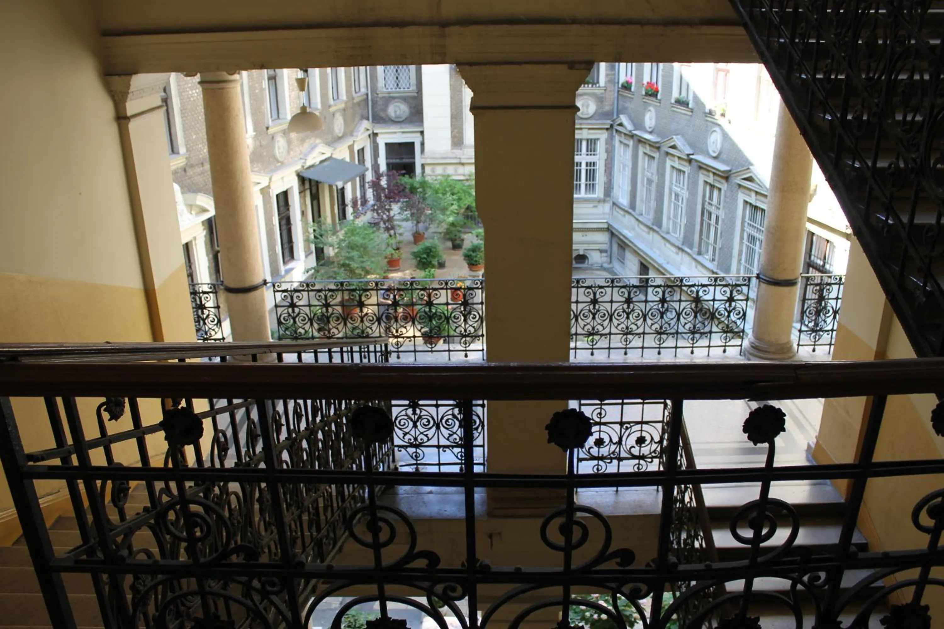 Property building in Omega Guesthouse Budapest