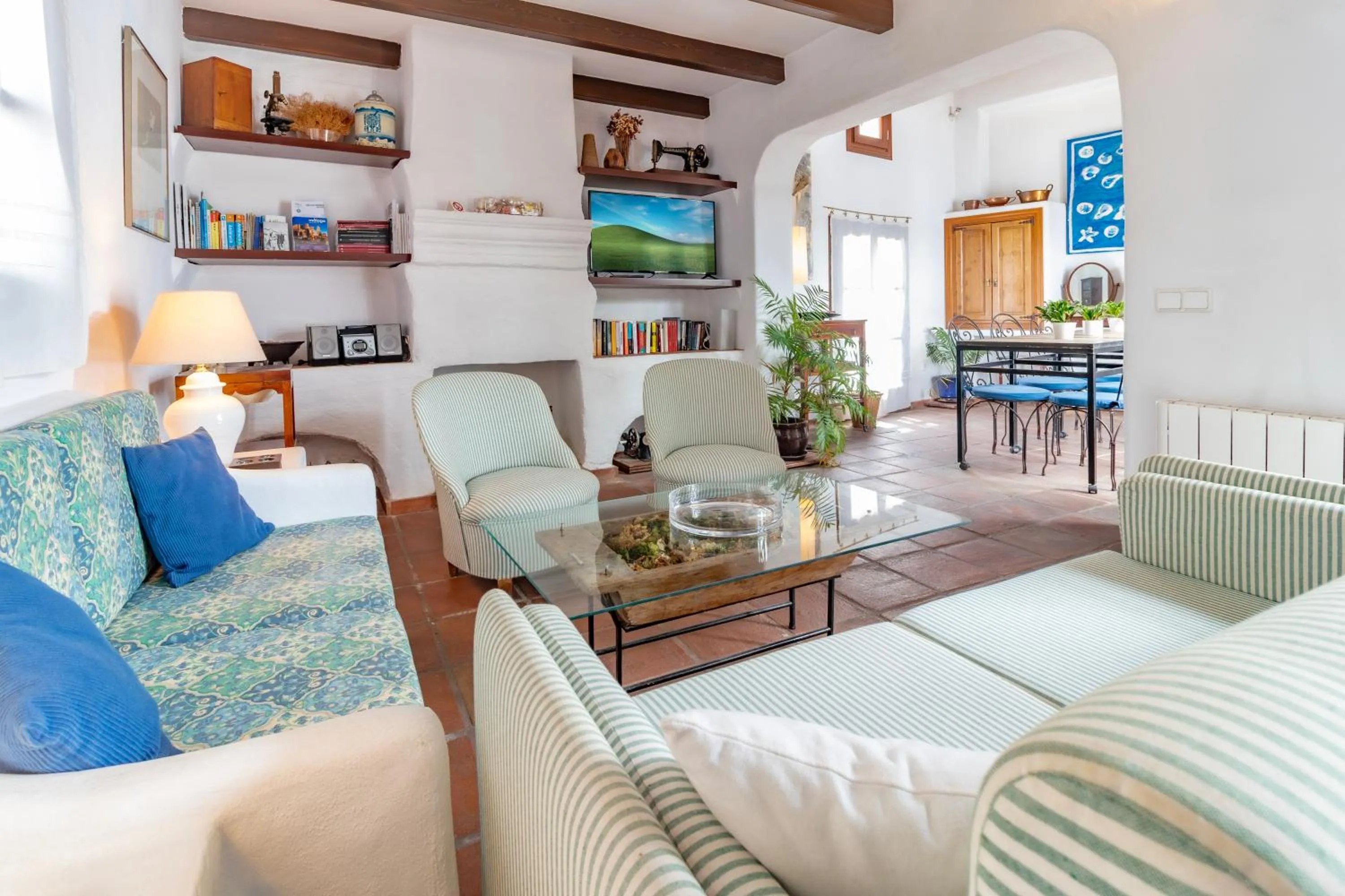 Living room in La Casa de la Iglesia