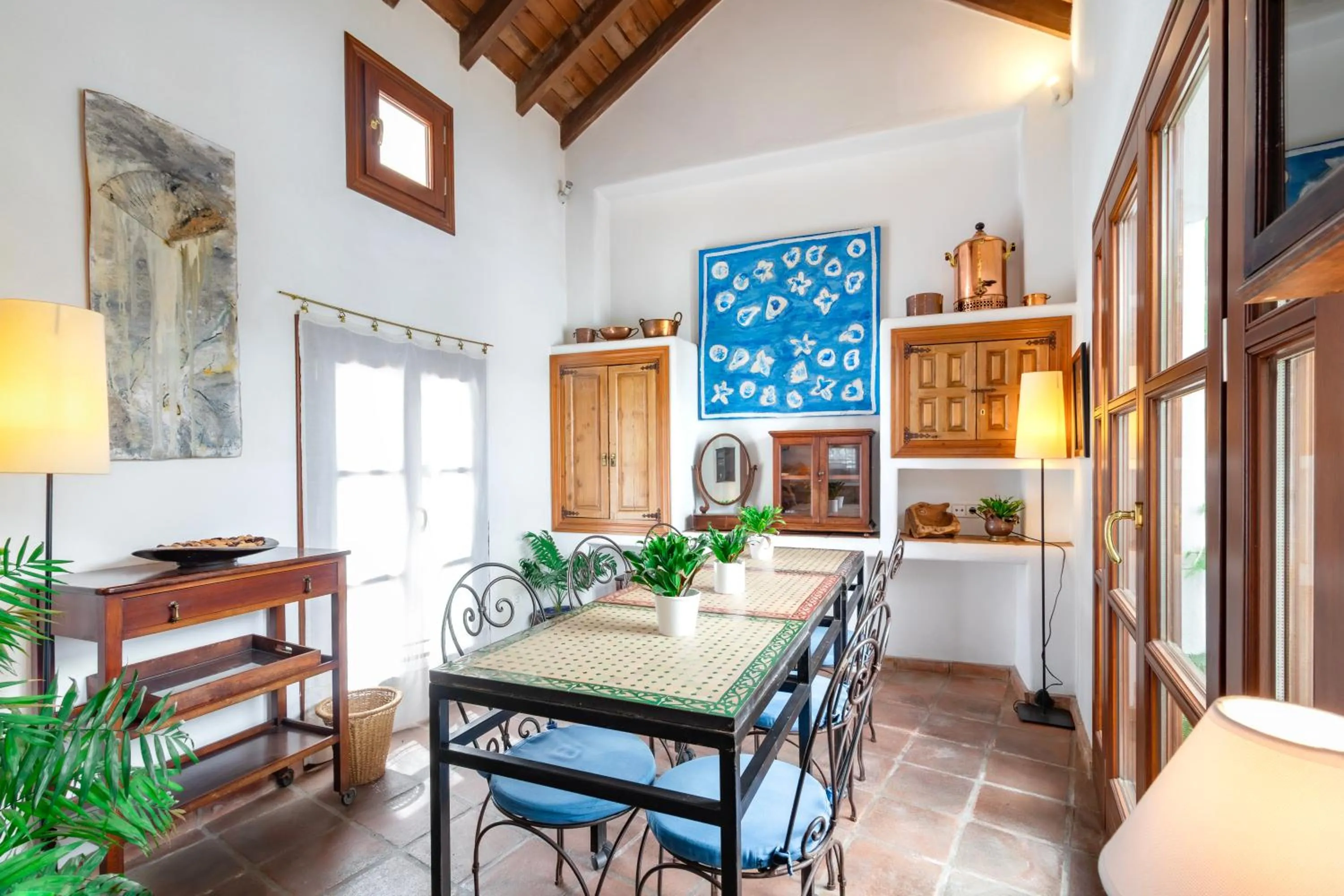 Dining area in La Casa de la Iglesia