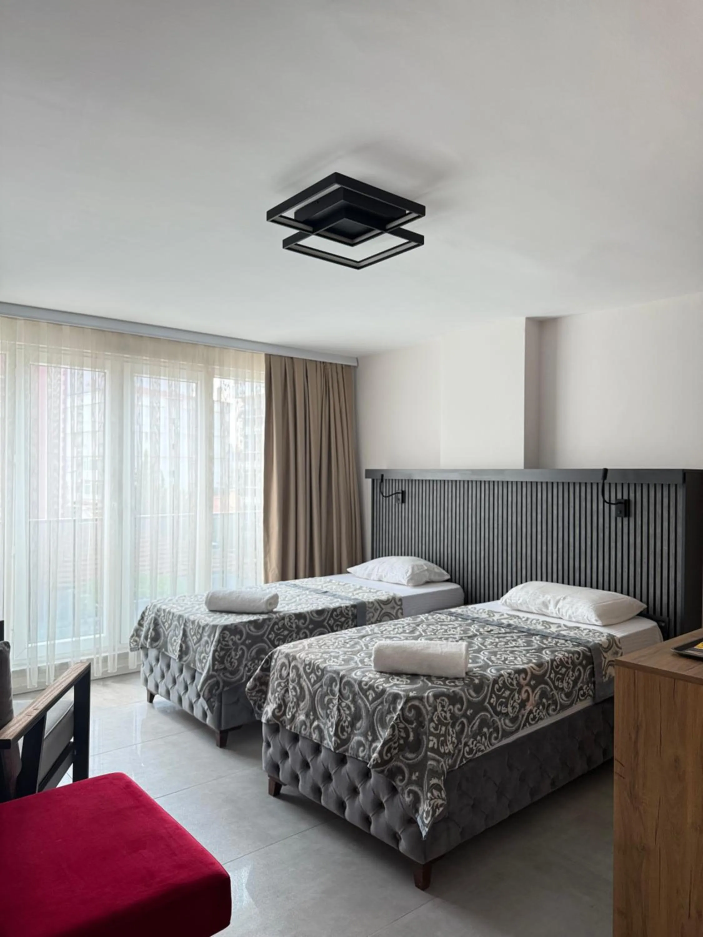 Bed in D'Premium Hotel