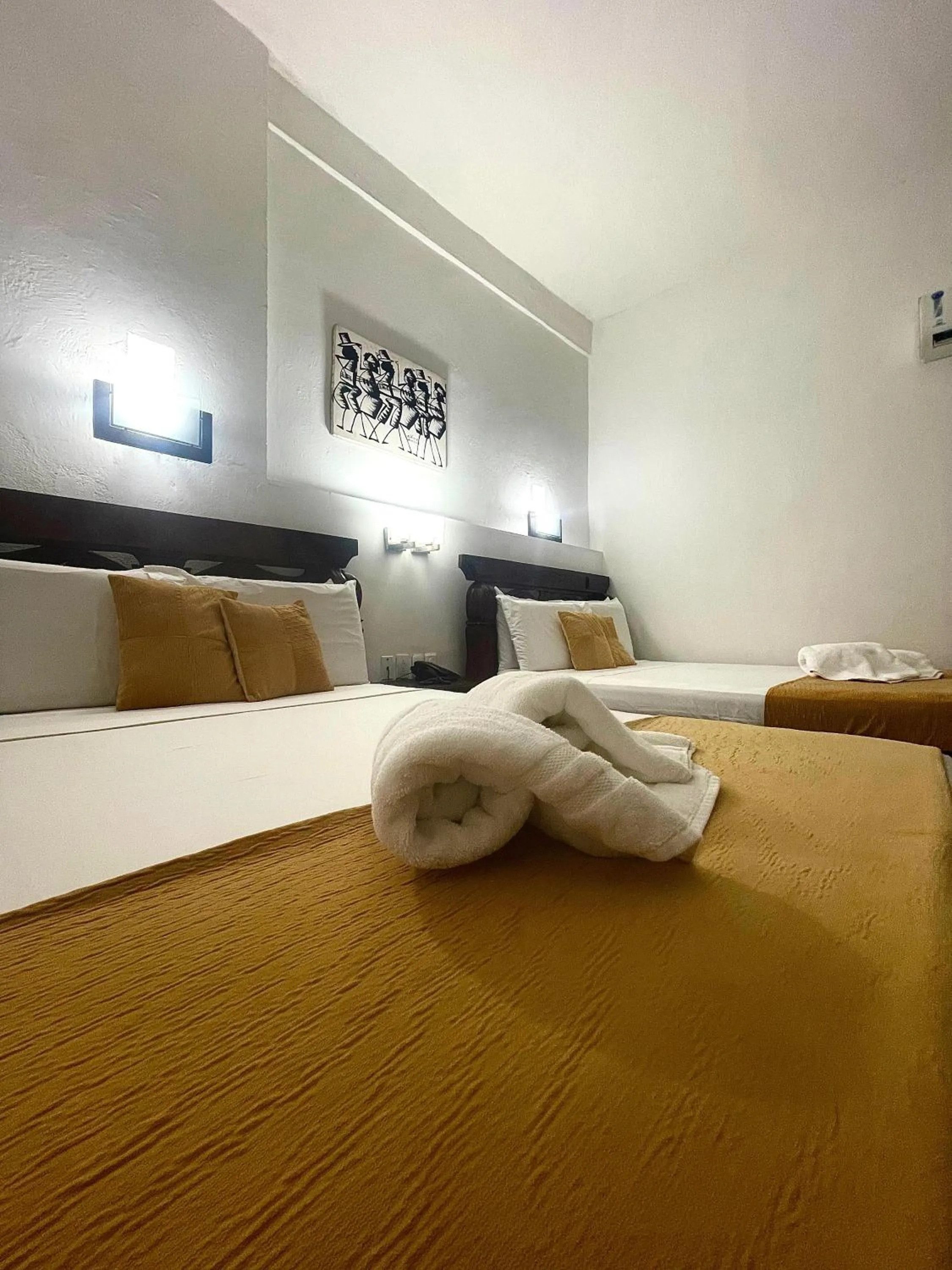 Bed in Hotel Casa Tere