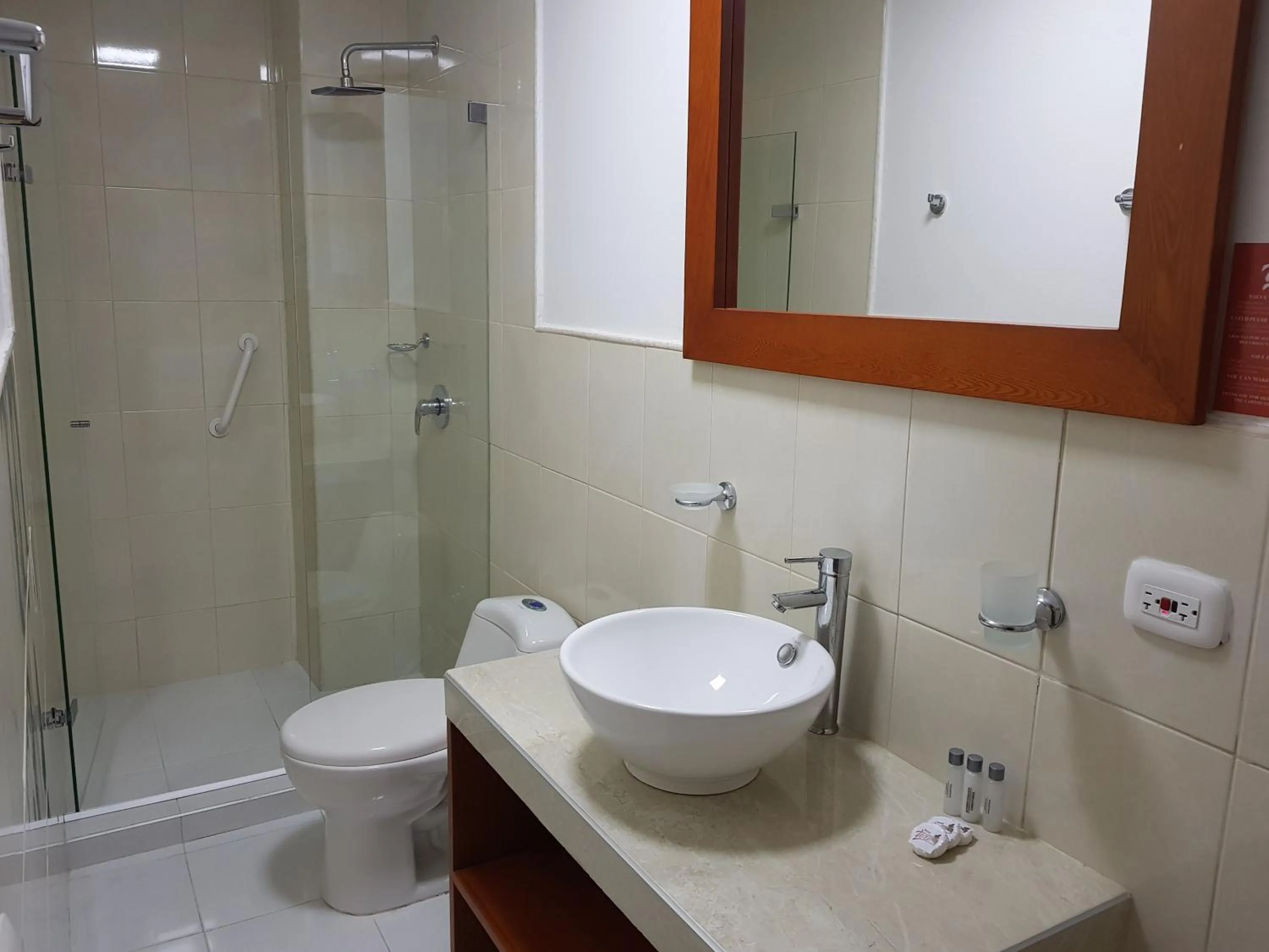 Shower in Hotel Casa Tere