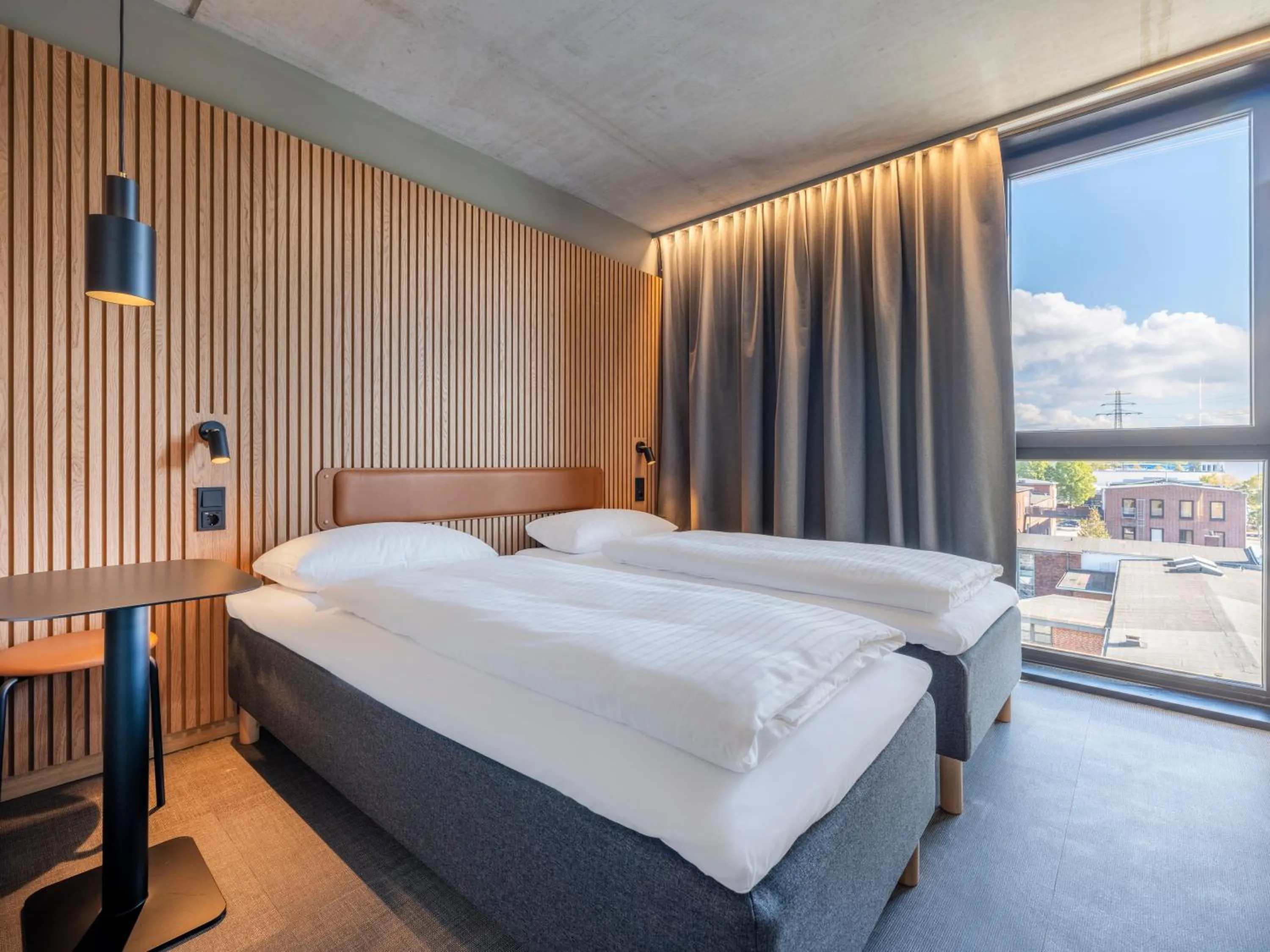 Bed in Zleep Hotel Hamburg Volkspark