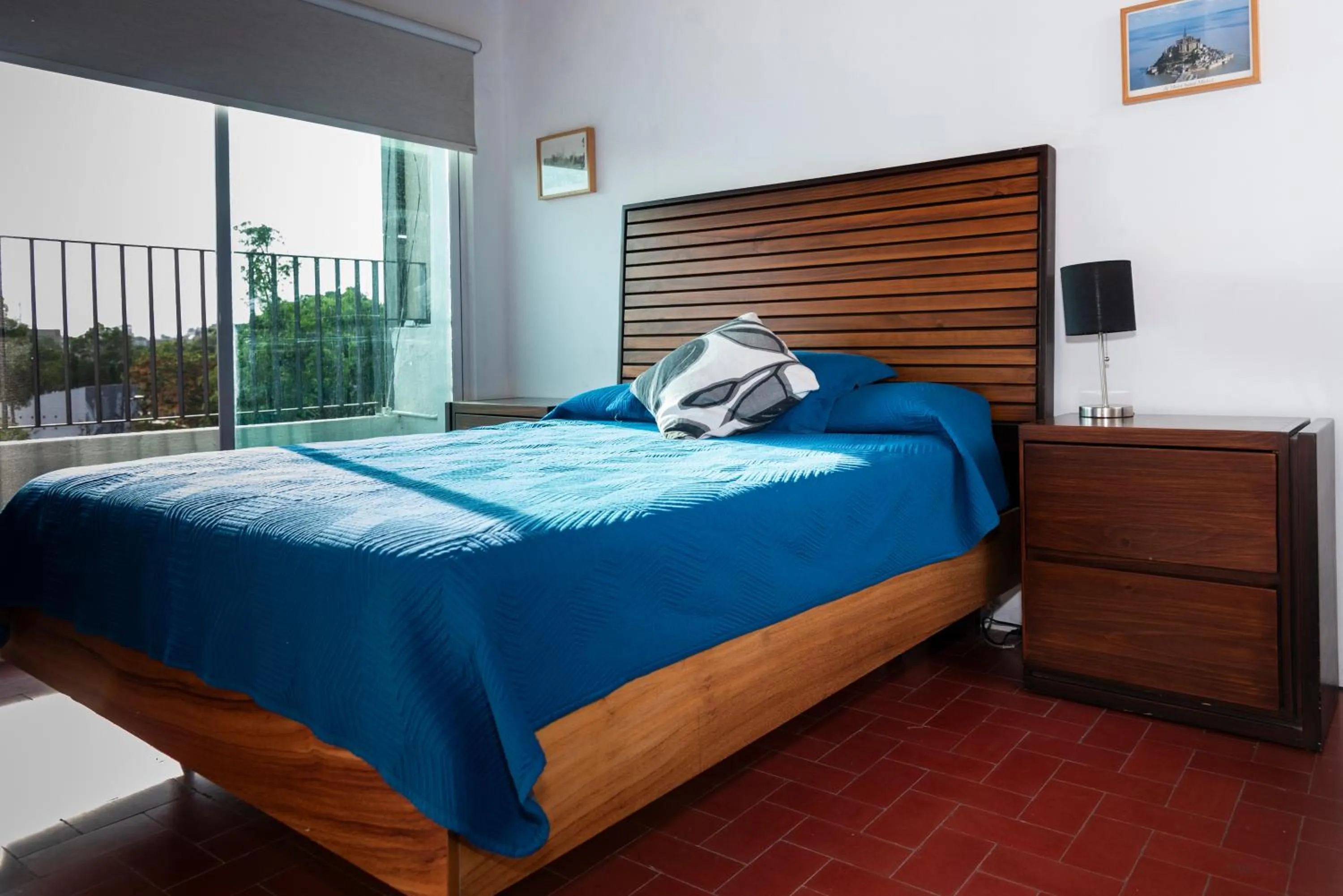 Balcony/Terrace, Bed in Hostel Nube Mía