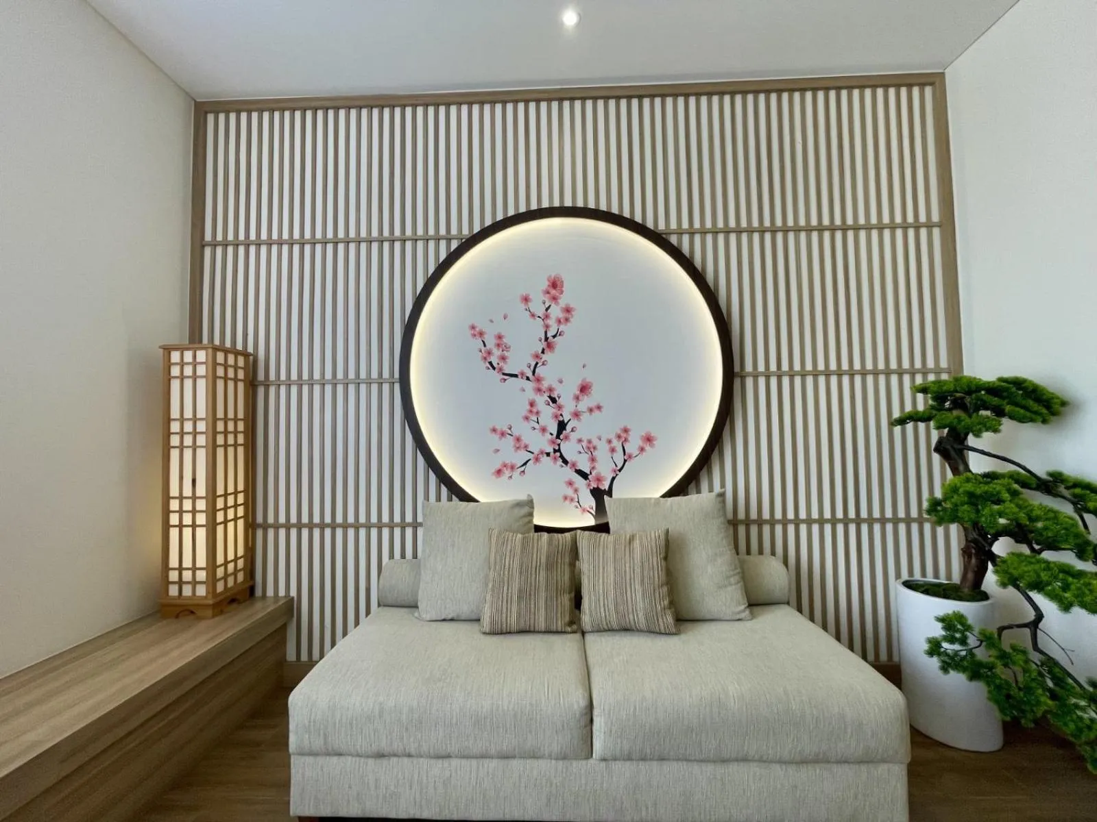 Living room in Hemangini Hotel Bandung