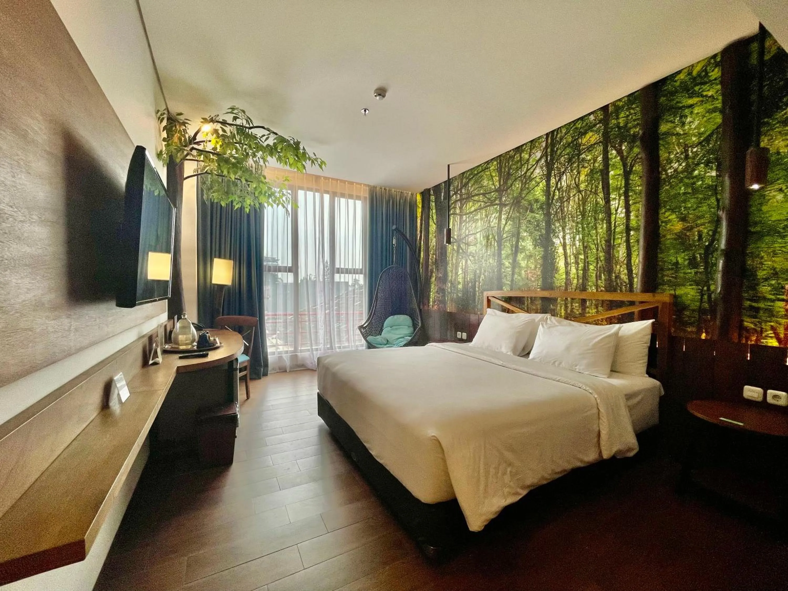 Bedroom, Bed in Hemangini Hotel Bandung