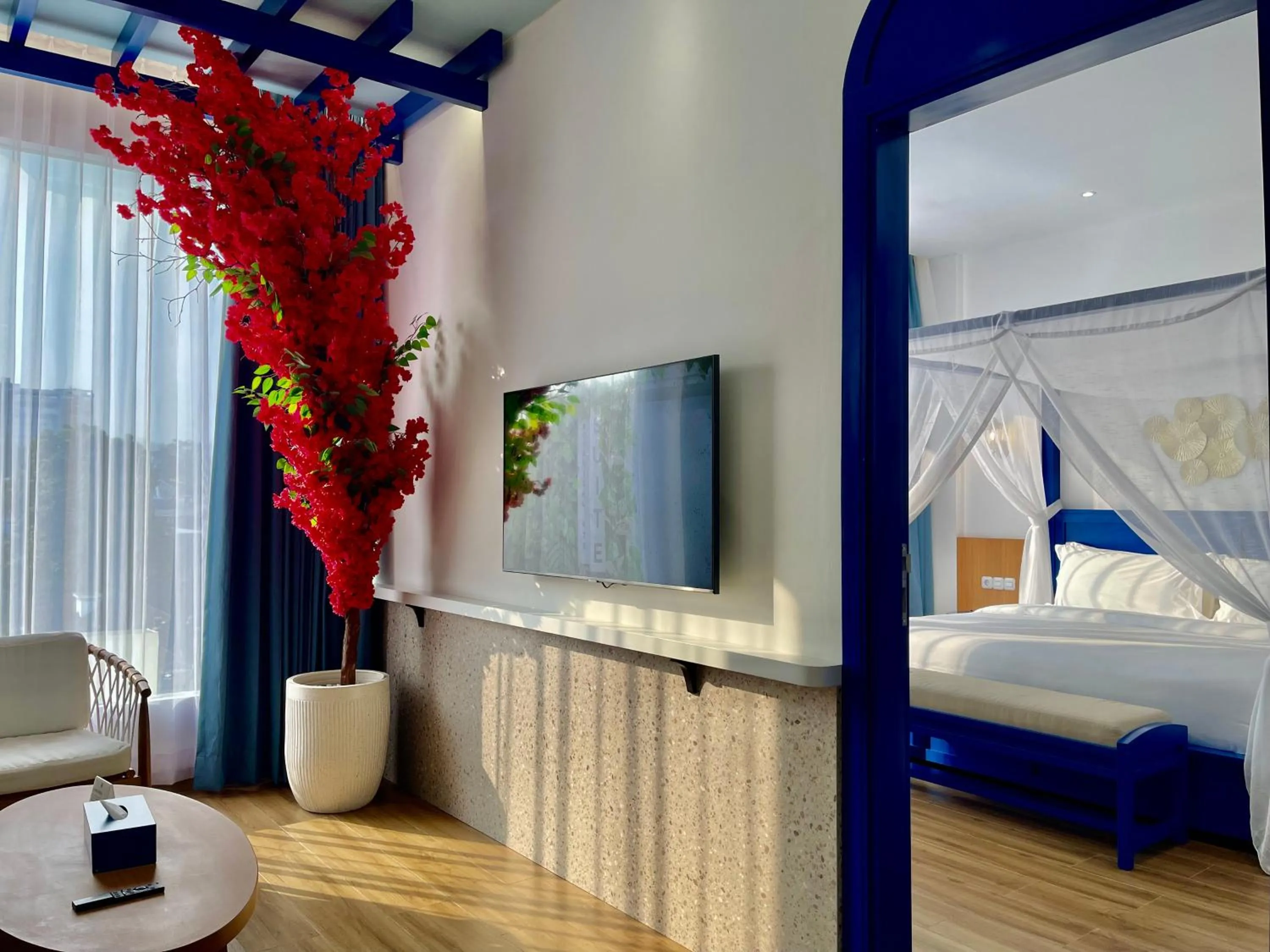 Bedroom, Bed in Hemangini Hotel Bandung