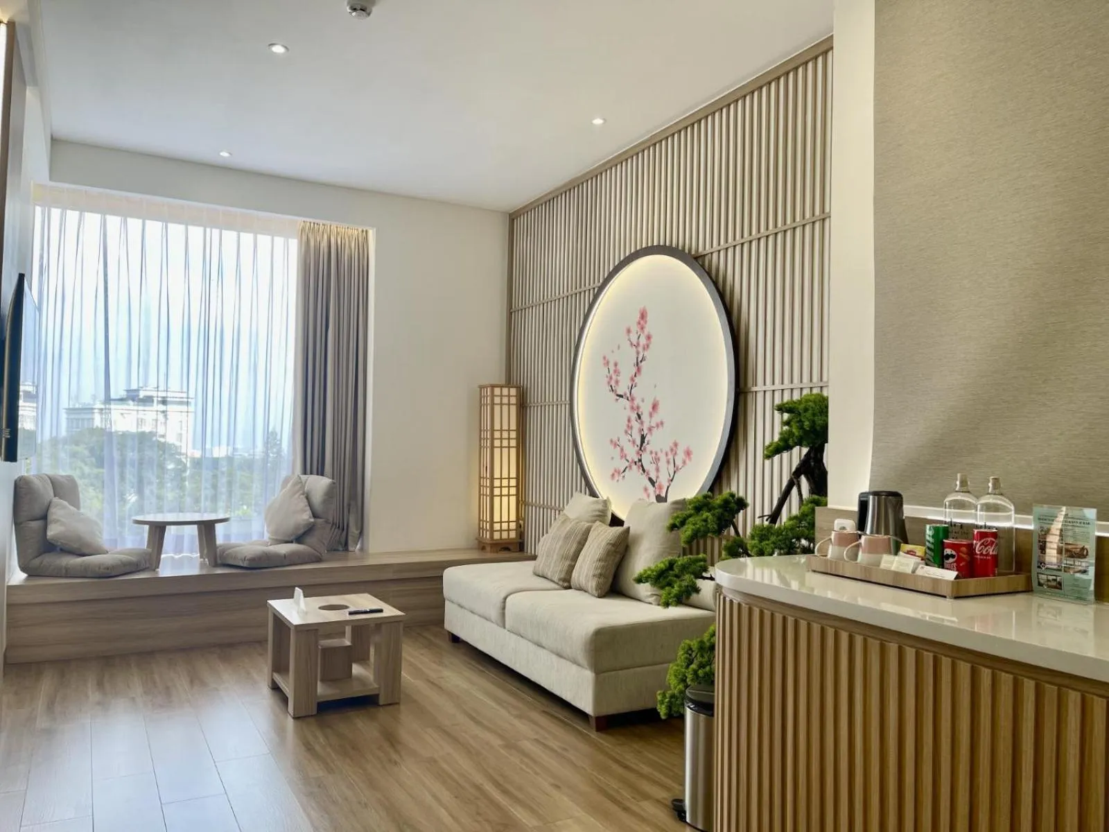 Living room in Hemangini Hotel Bandung