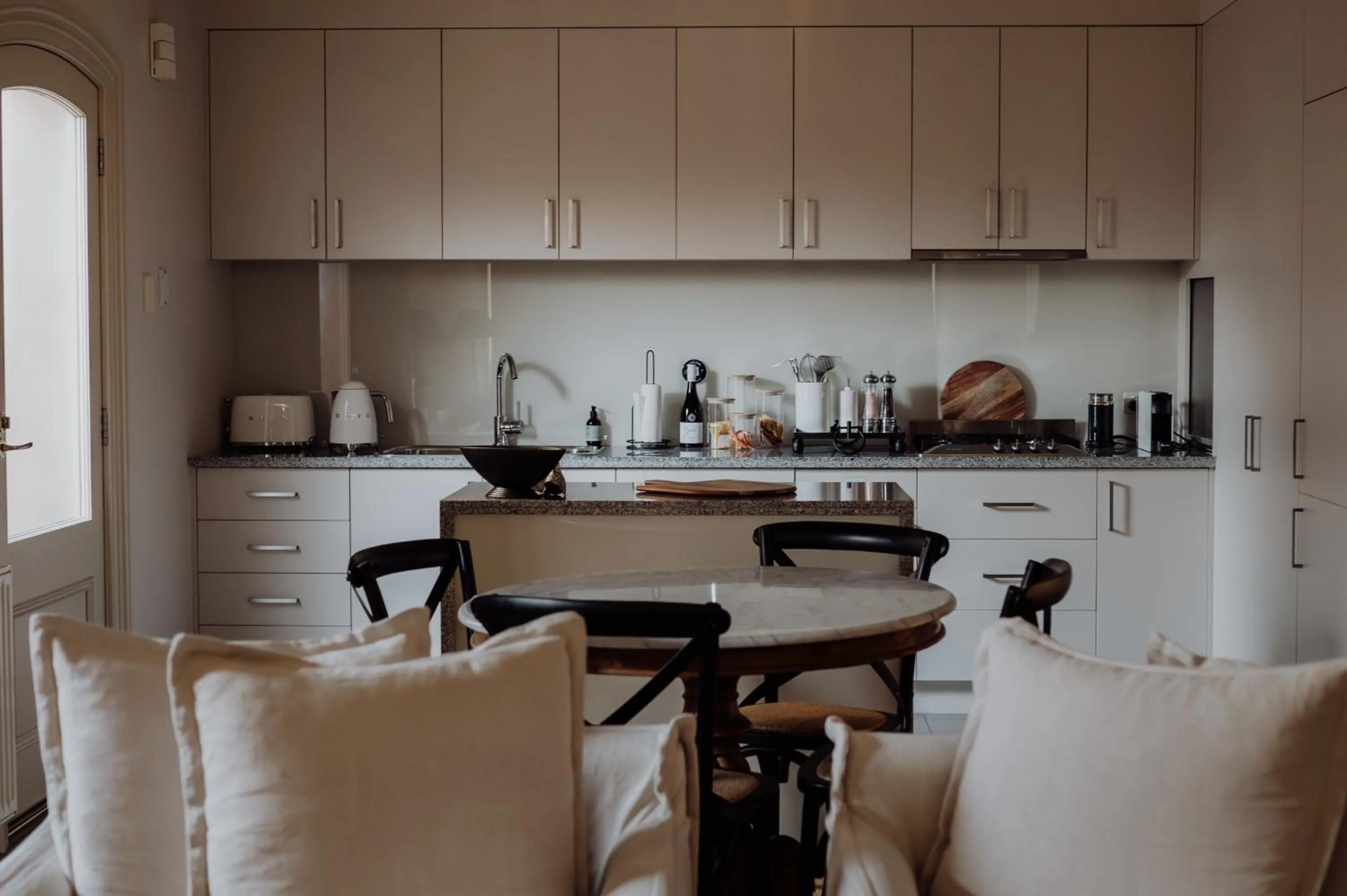 Kitchen or kitchenette in Grande Vue Hotel