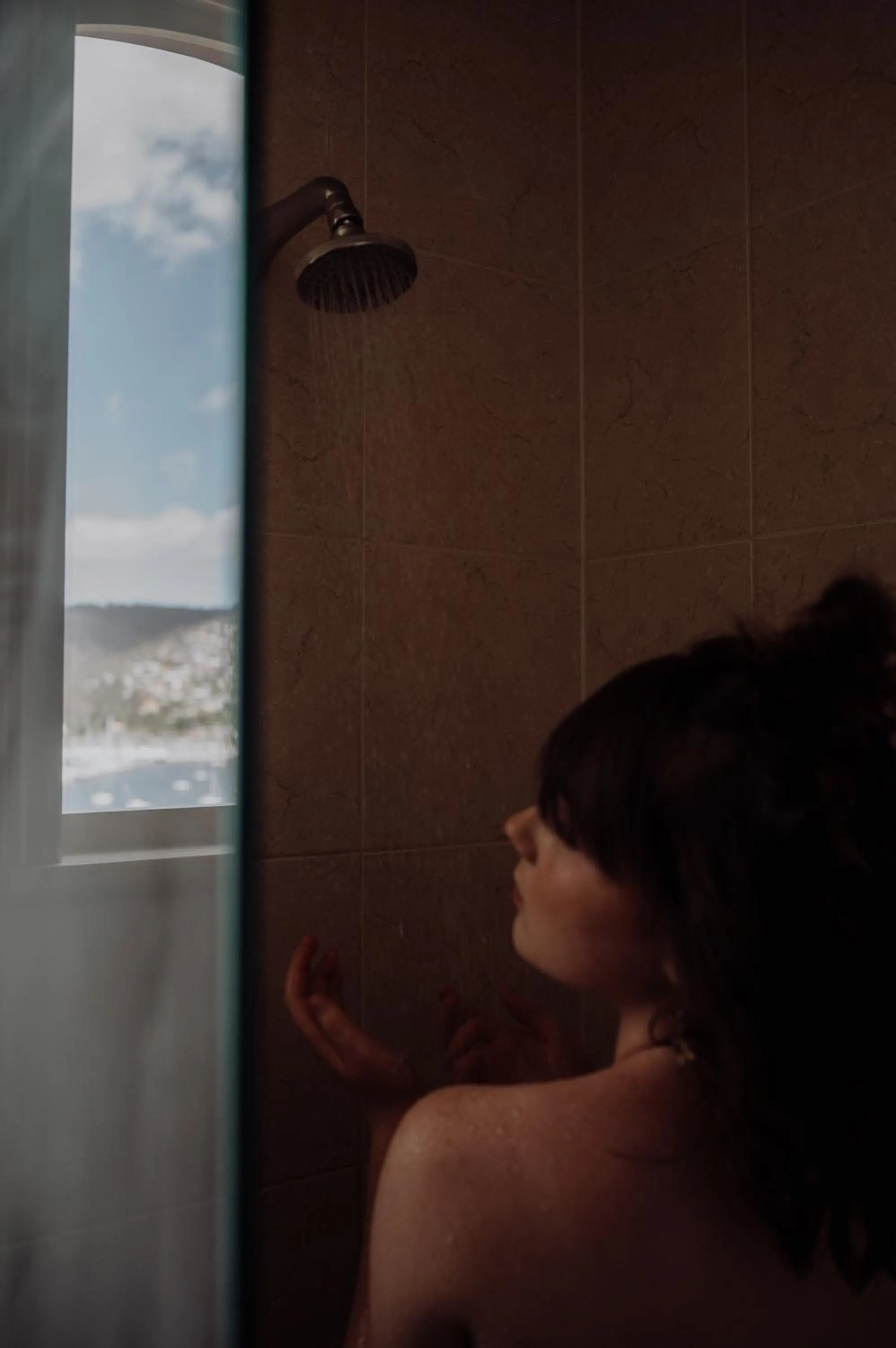 Shower in Grande Vue Hotel