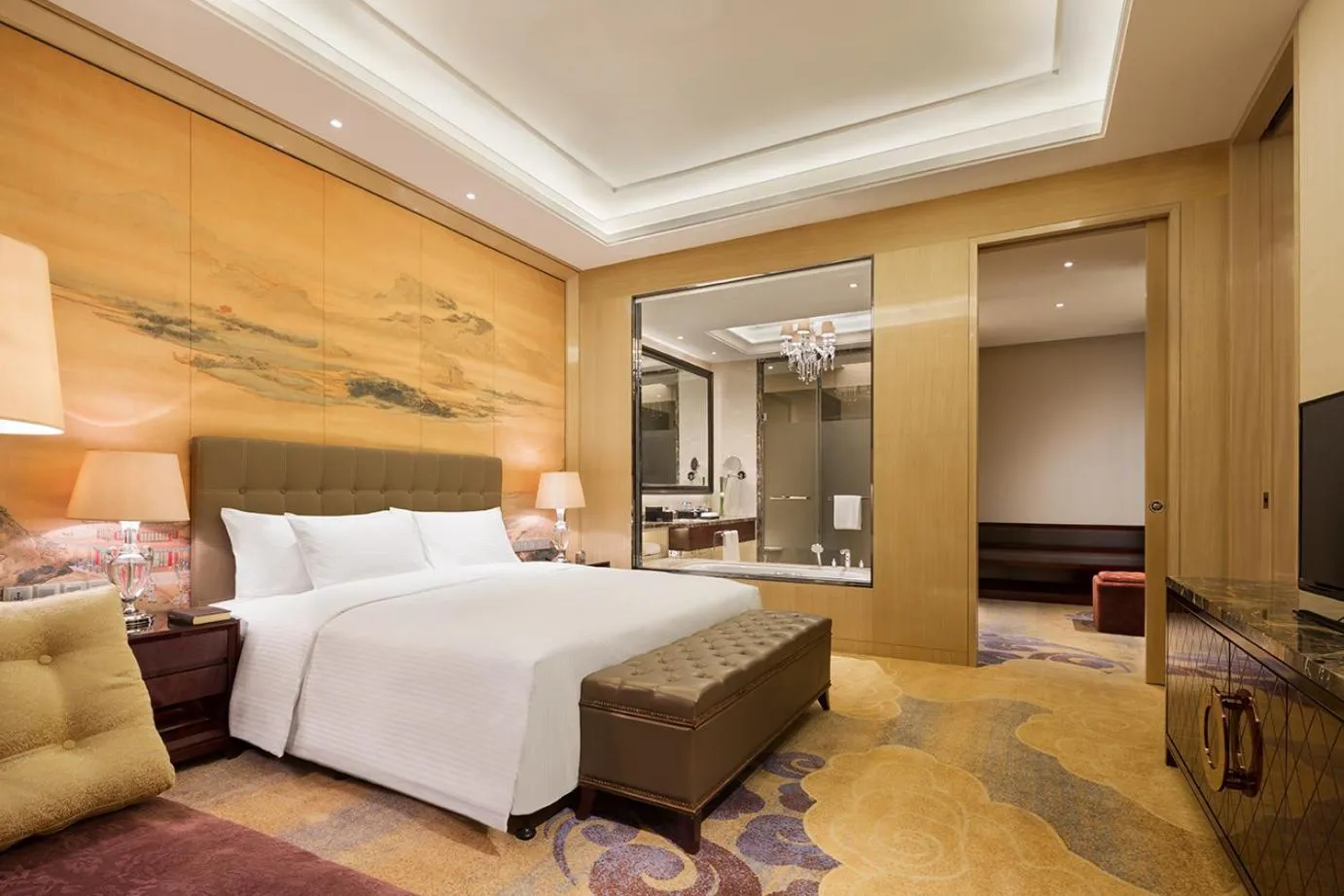 Bed in Wanda Realm Fushun