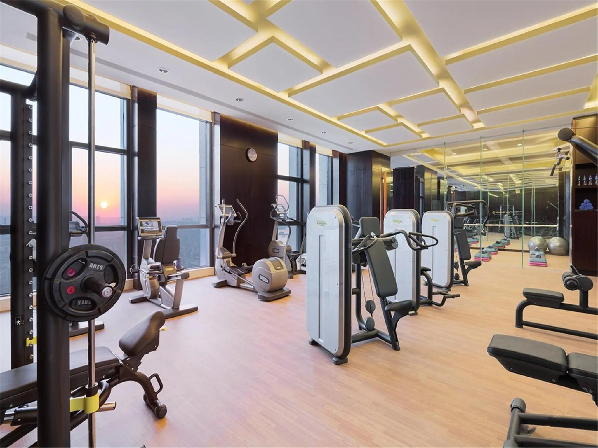 Fitness centre/facilities in Wanda Realm Fushun