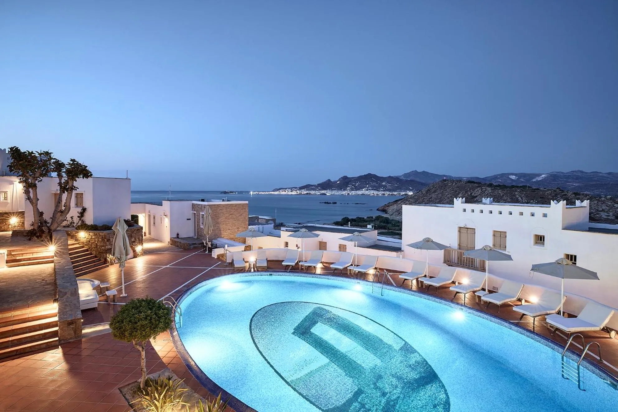 Natural landscape in Naxos Magic Village