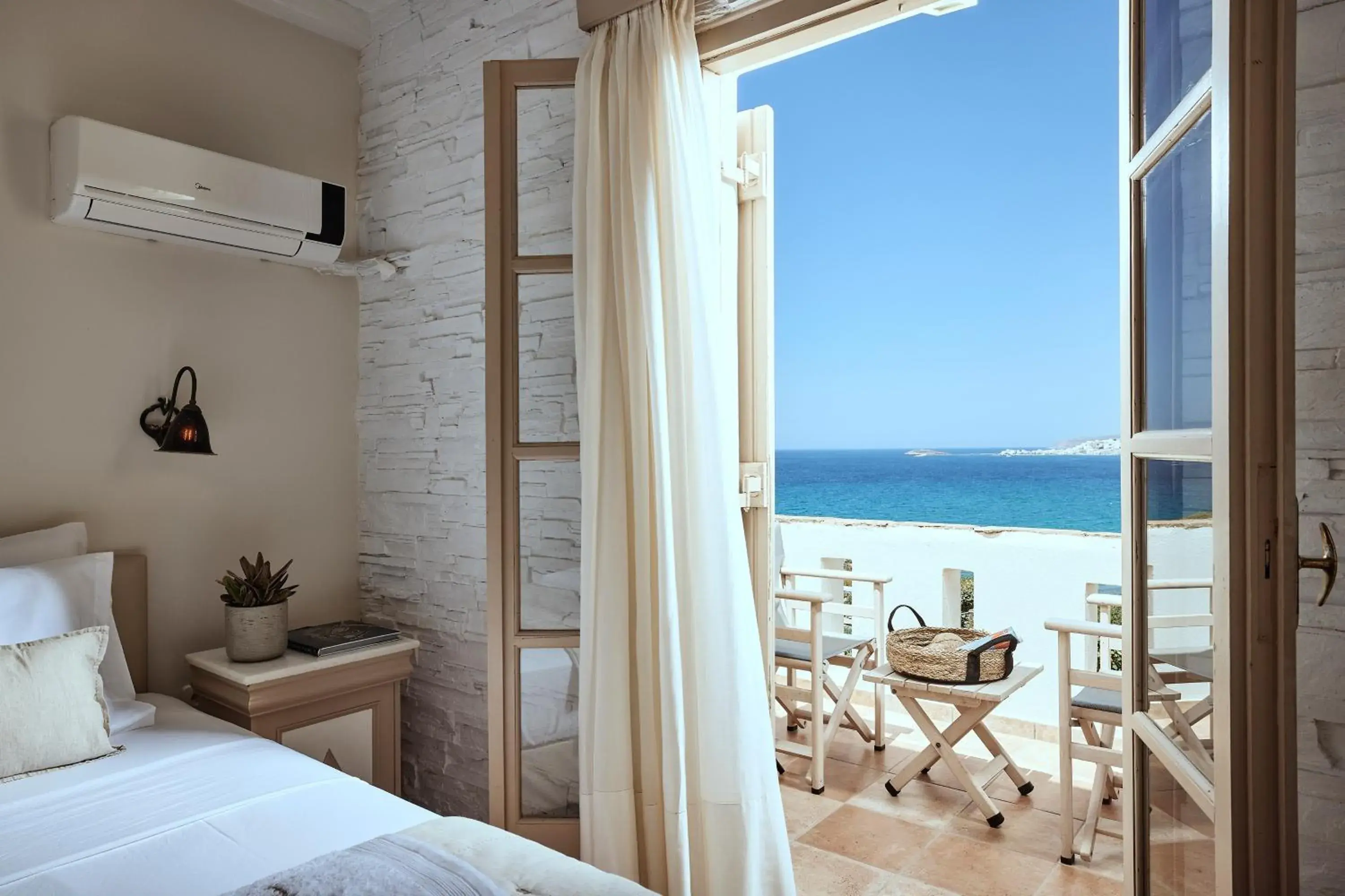 Deluxe Double or Twin Room with Sea View in Naxos Magic Village Deluxe Double or Twin Room with Sea View in Naxos Magic Village