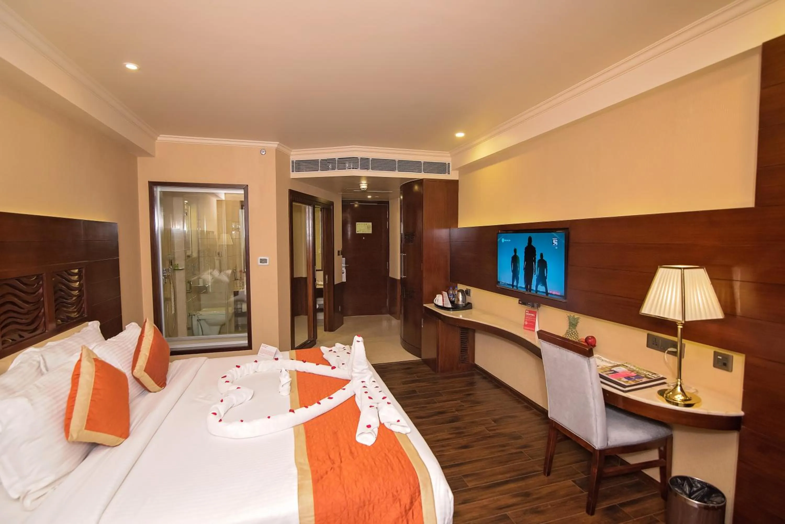 Bed in Shakun Hotels And Resorts