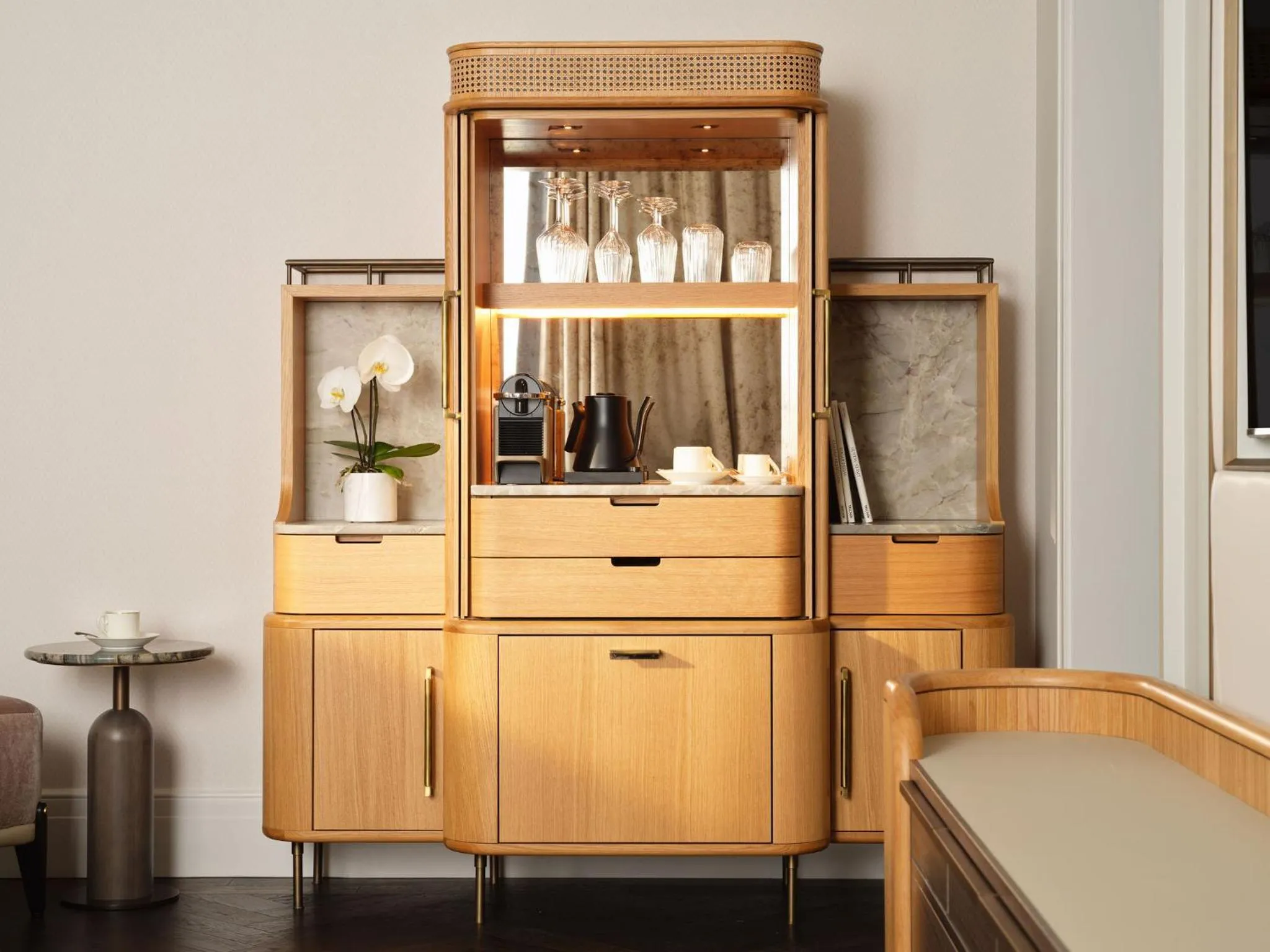 Seating area in Mandarin Oriental, Vienna