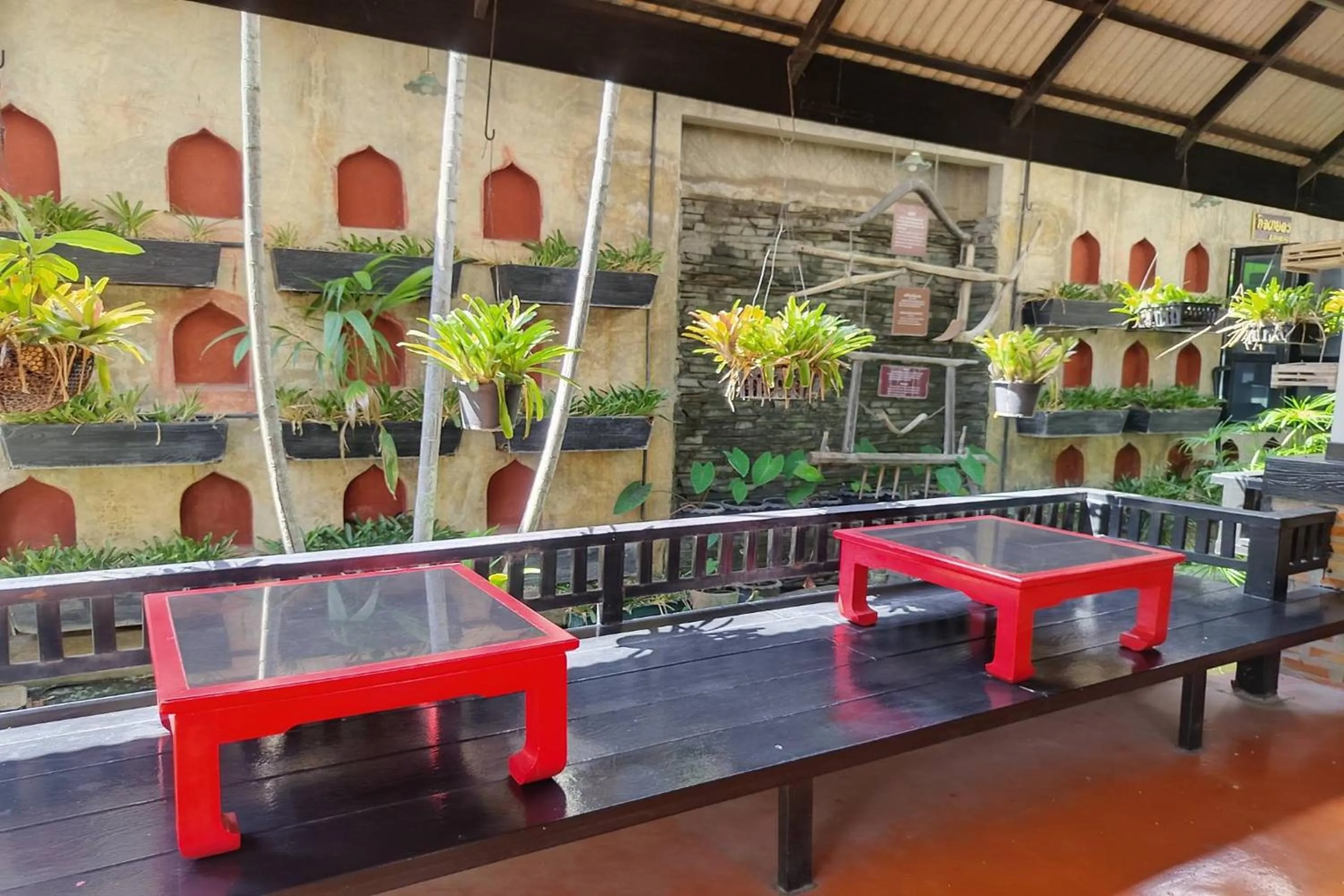 Seating area in Baan Orawee Boutique Hotel