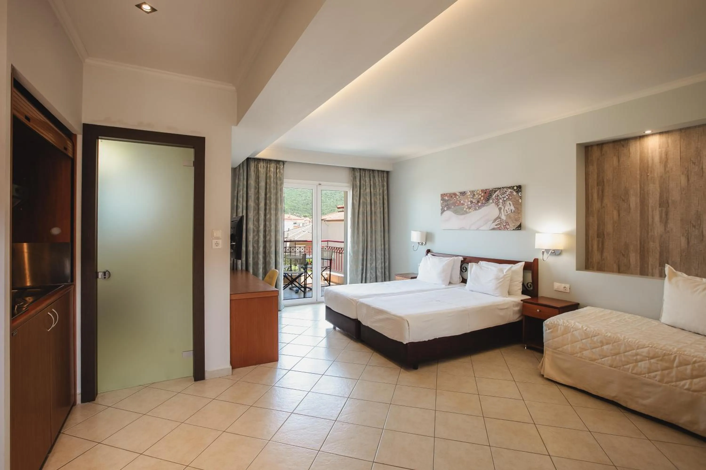 Bed in Electra Hotel