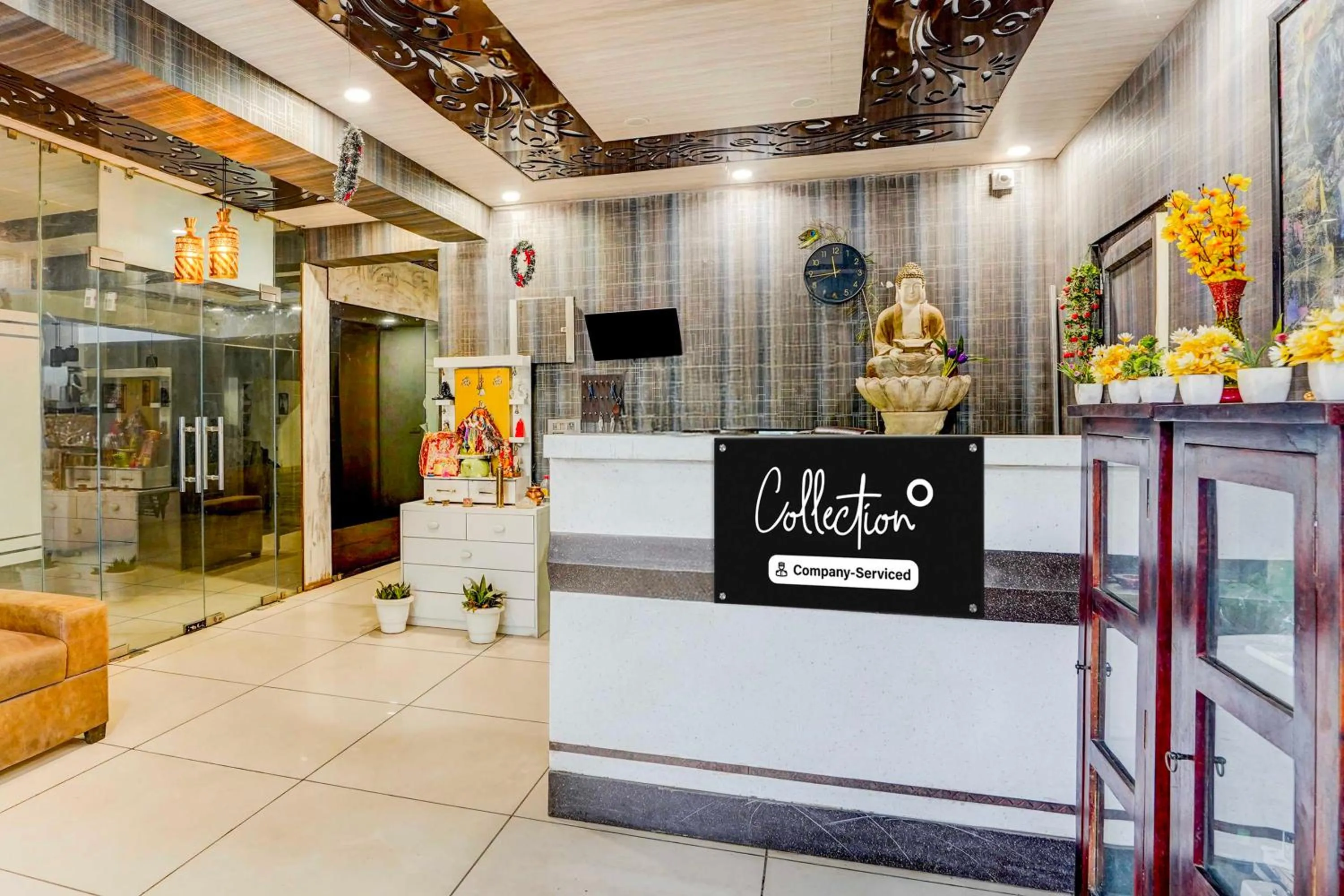 Lobby or reception in Townhouse Oak Sector 47 Near Medanta