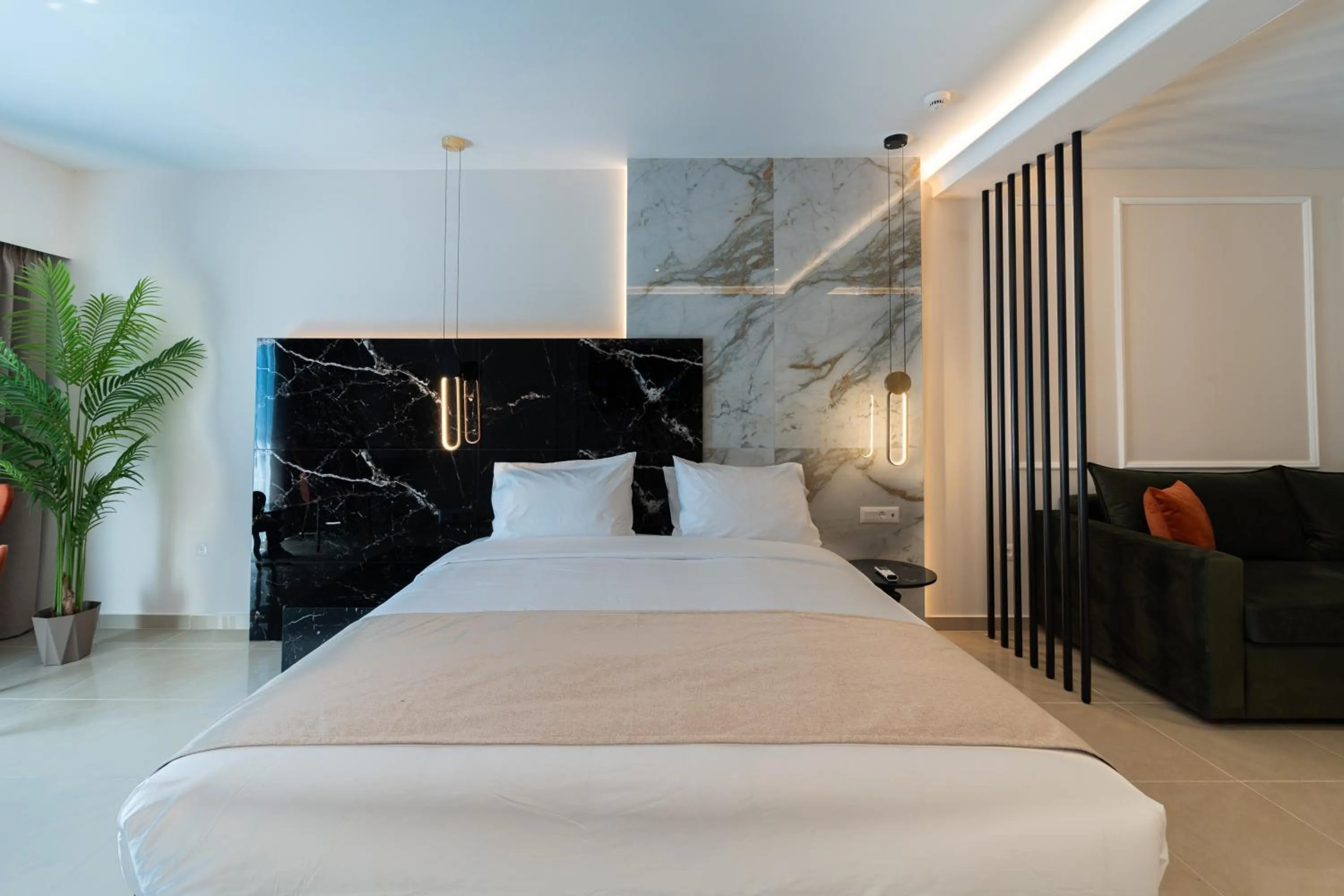 Bedroom, Bed in Philia Center Suites