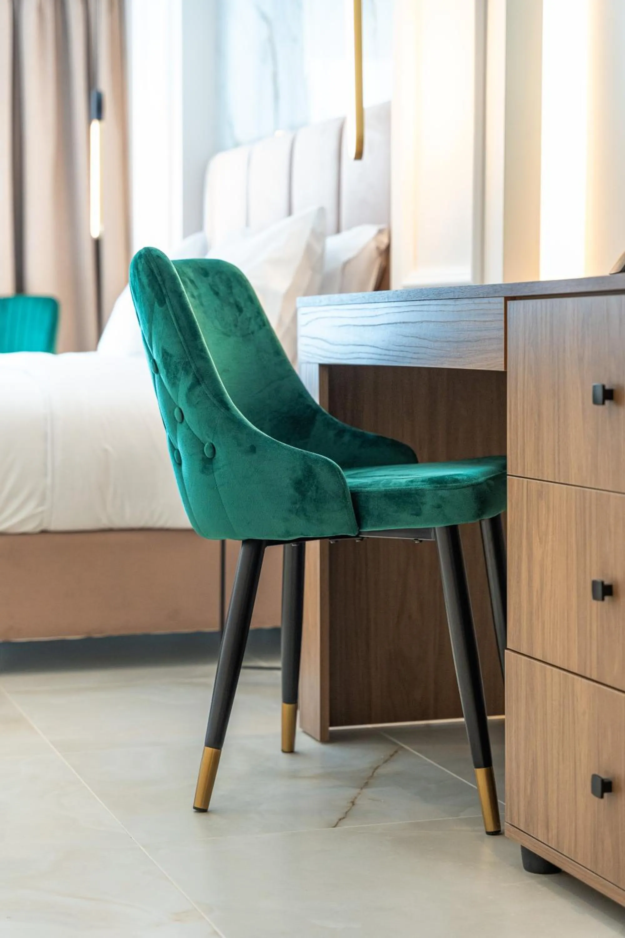 Bedroom, Bed in Philia Center Suites