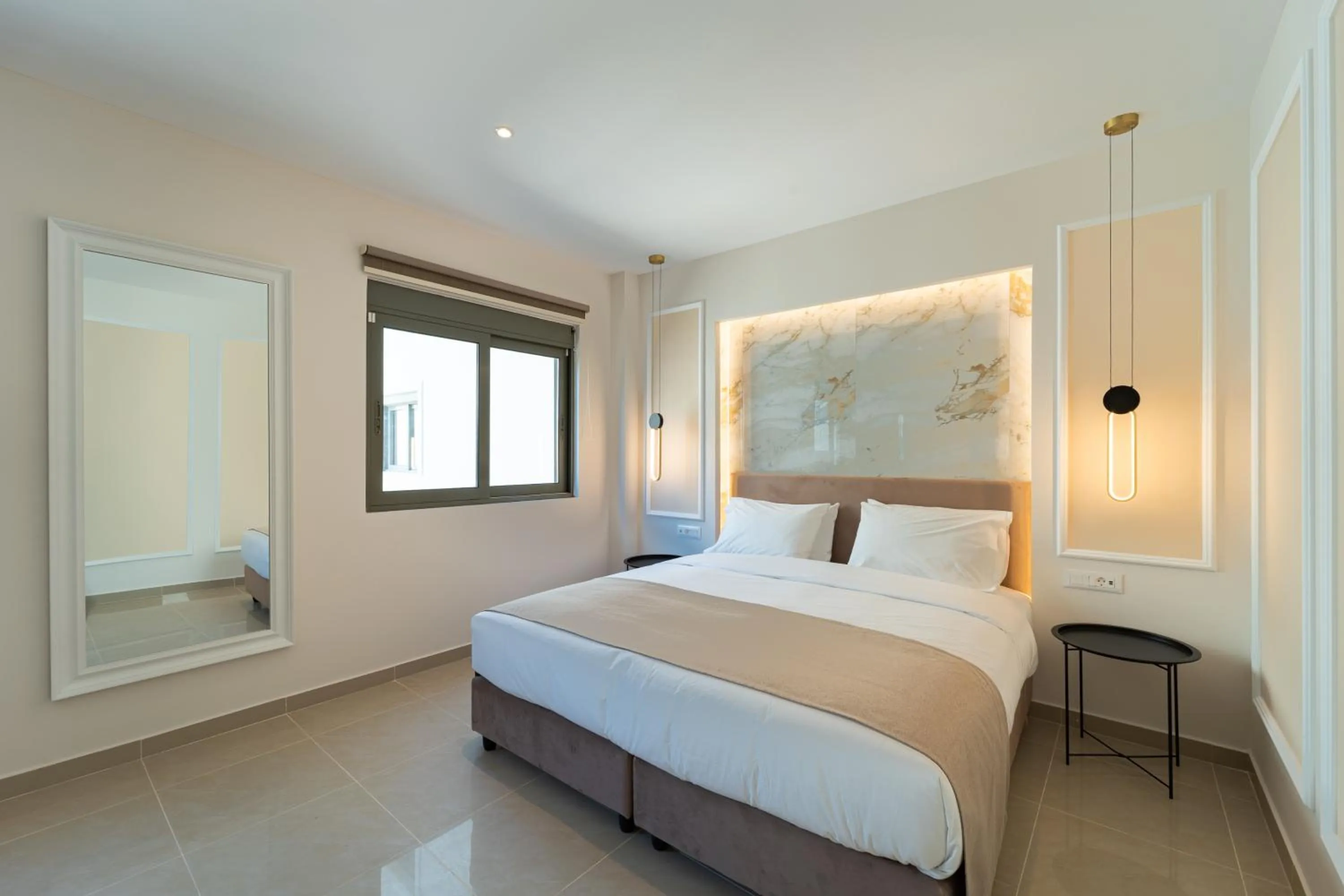 Bedroom, Bed in Philia Center Suites