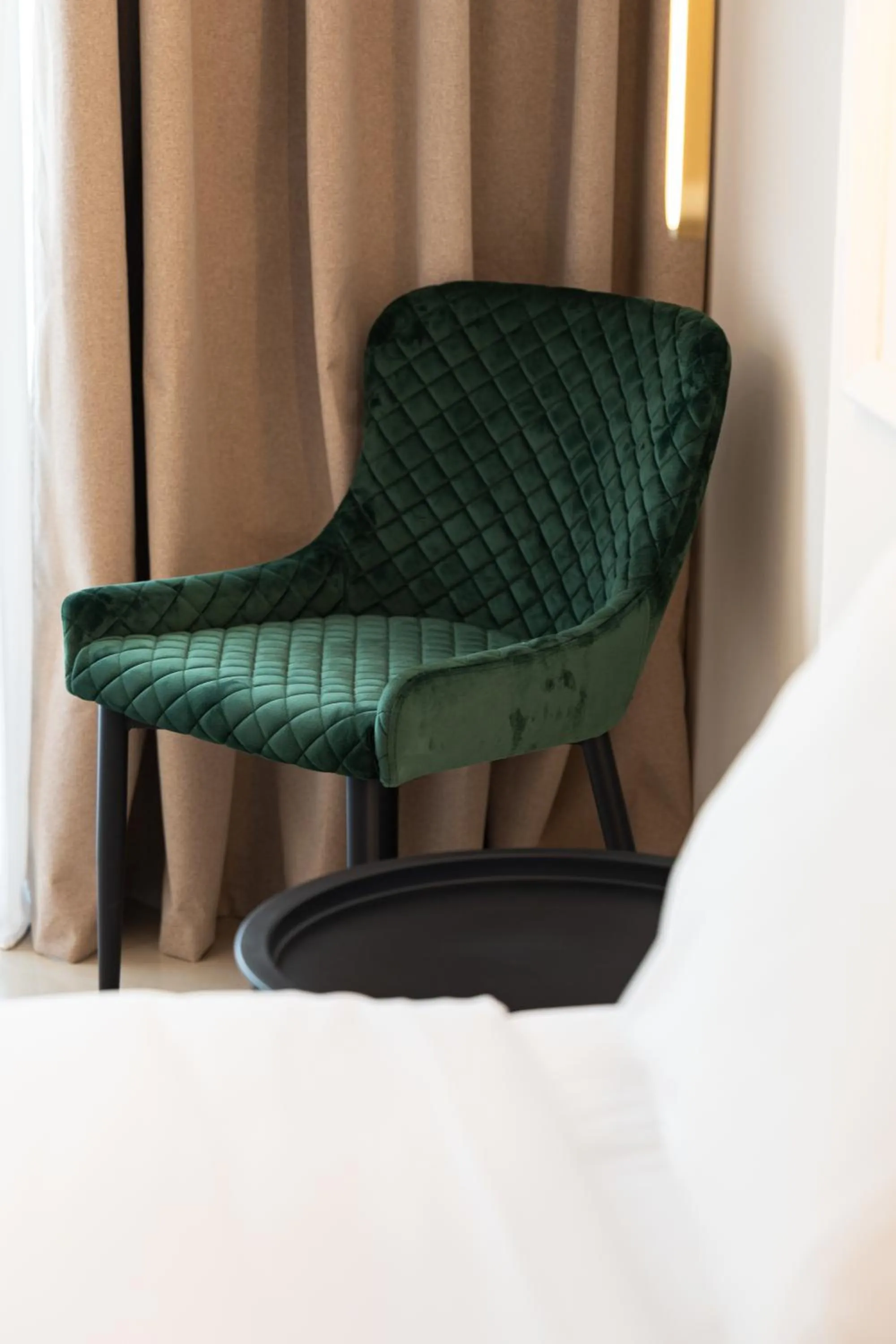 Seating area in Philia Center Suites