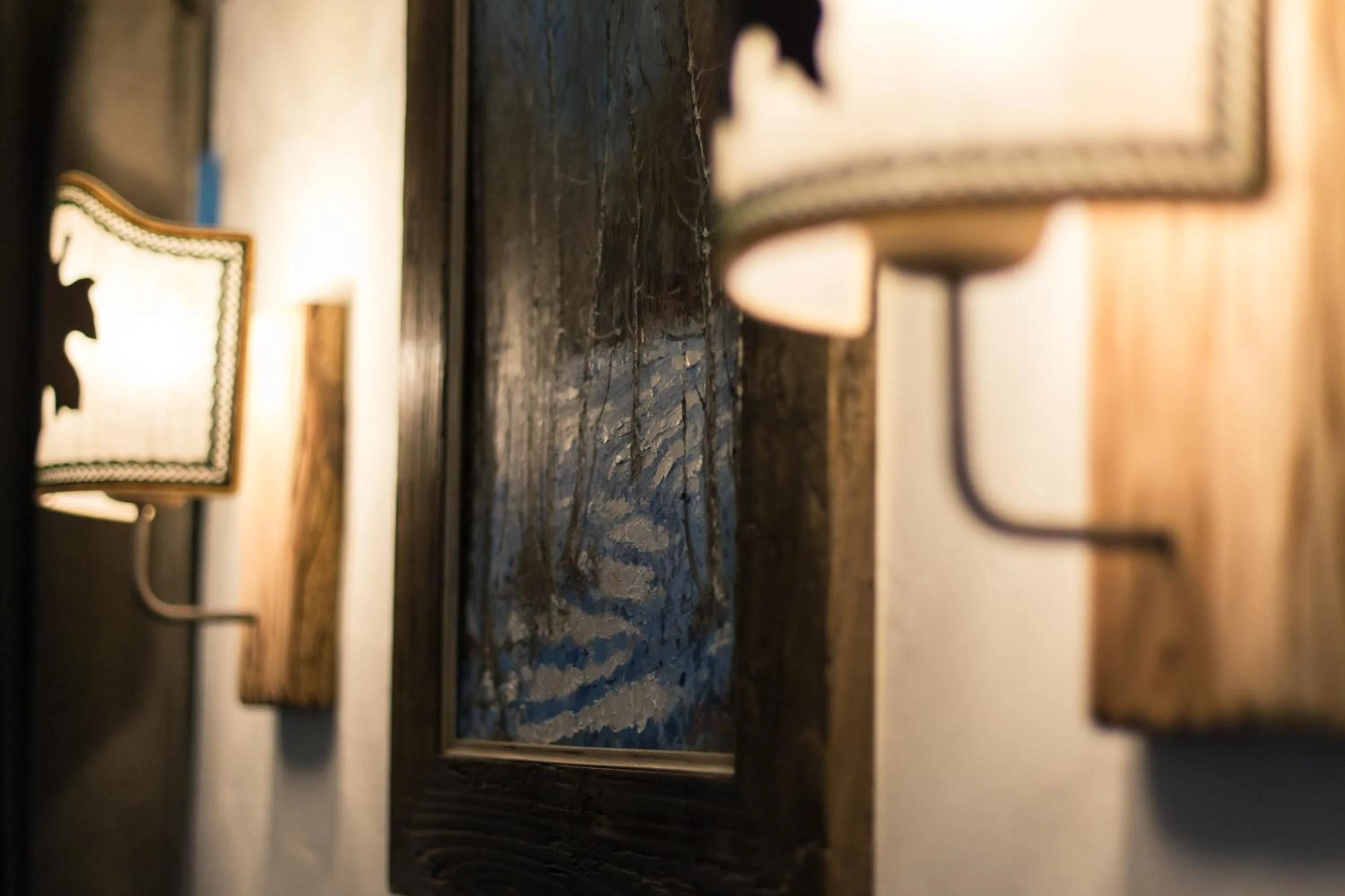 Decorative detail in Hotel Les Montagnards