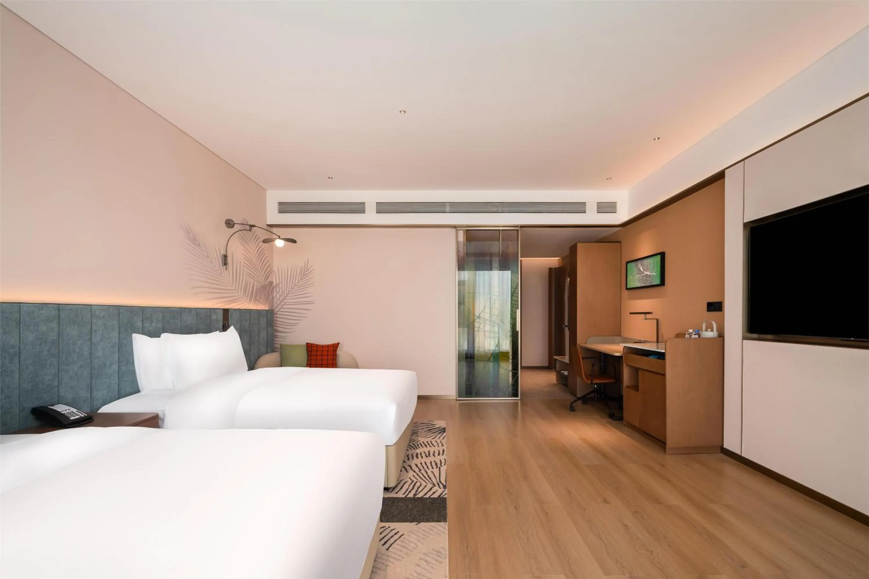 Bed in Hilton Garden Inn Xinyang East Railway Station