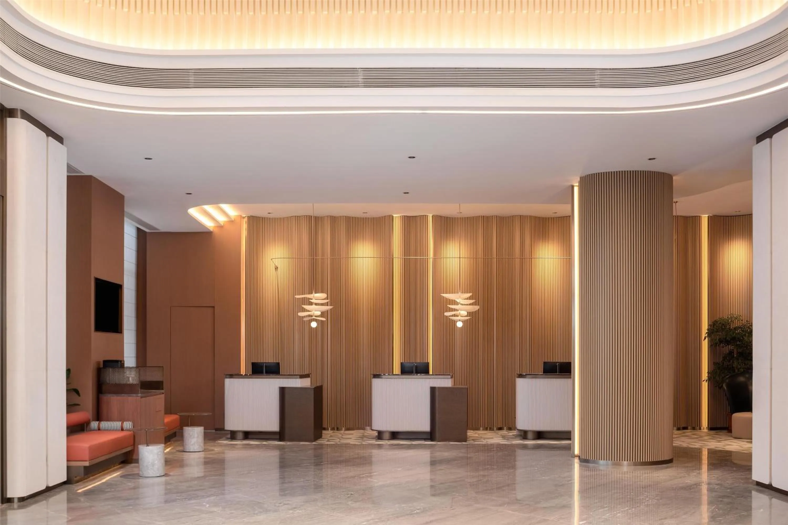 Lobby or reception in Hilton Garden Inn Xinyang East Railway Station