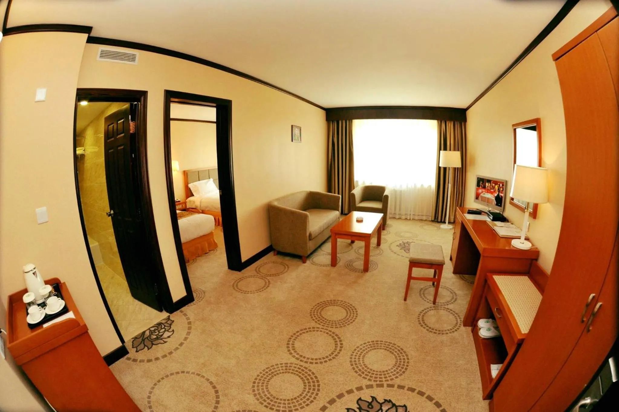 Bed in Flower Hotel Ulaanbaatar