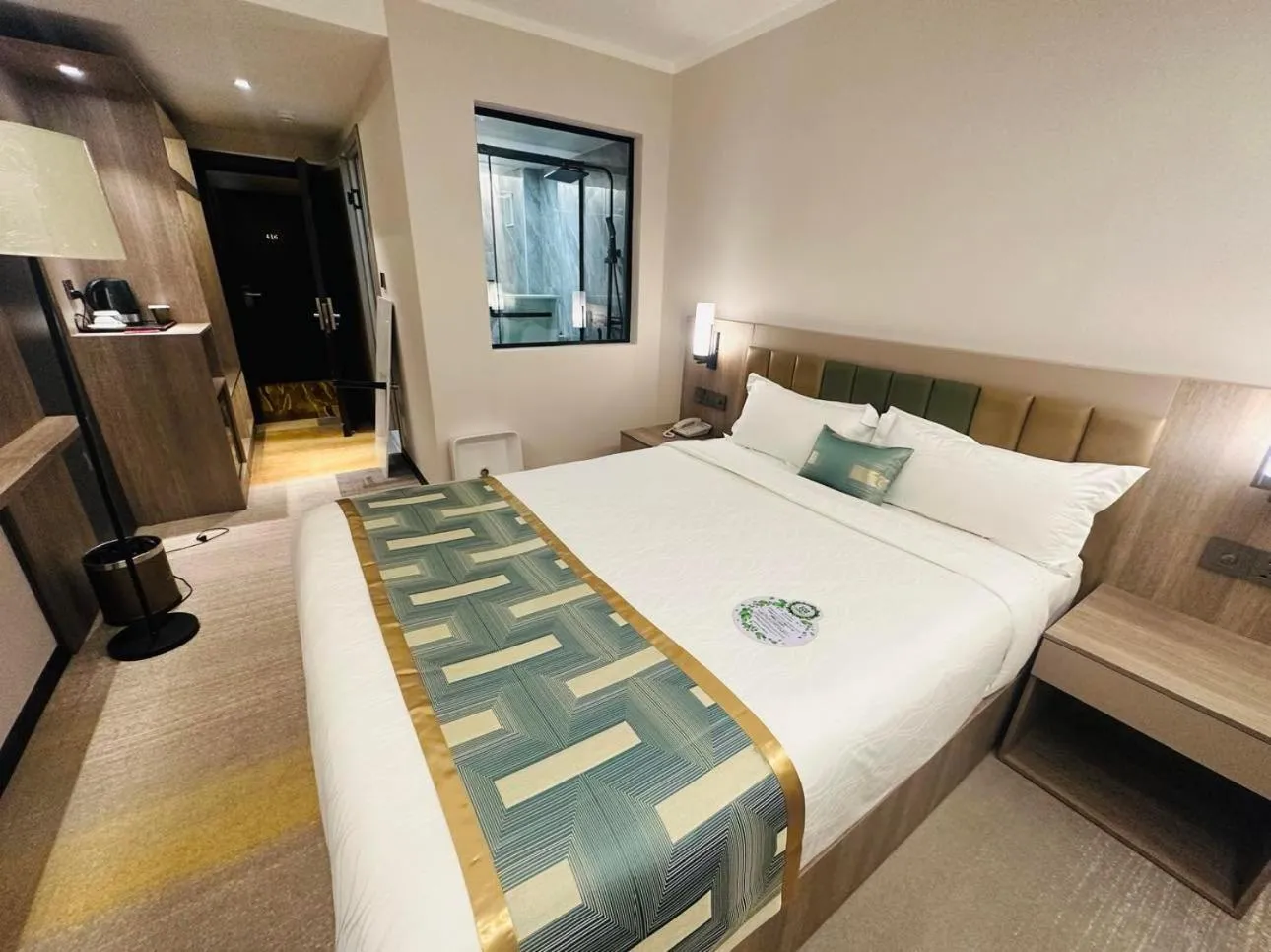 Bed in Flower Hotel Ulaanbaatar