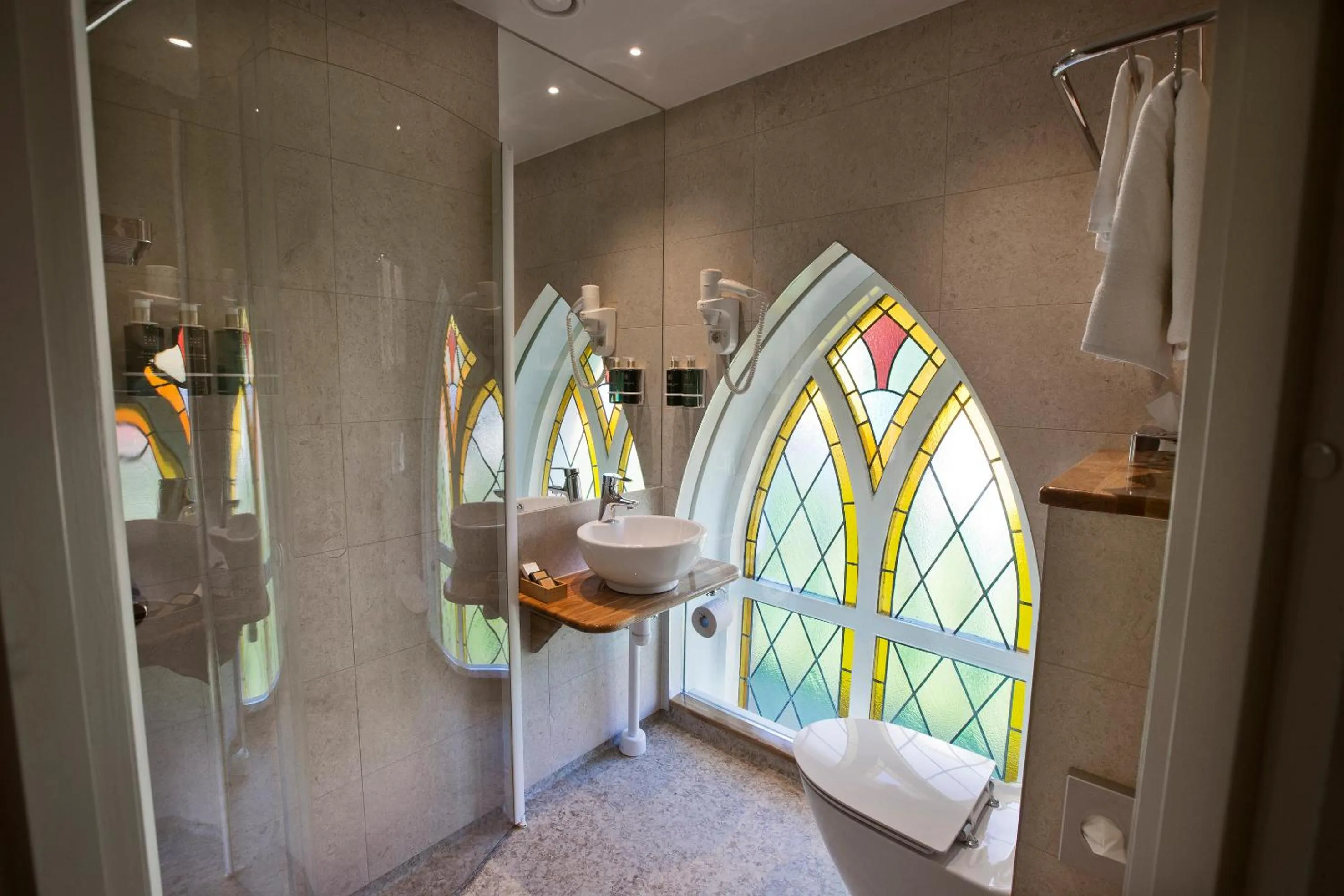 Bathroom in Sockerslottet Hotell