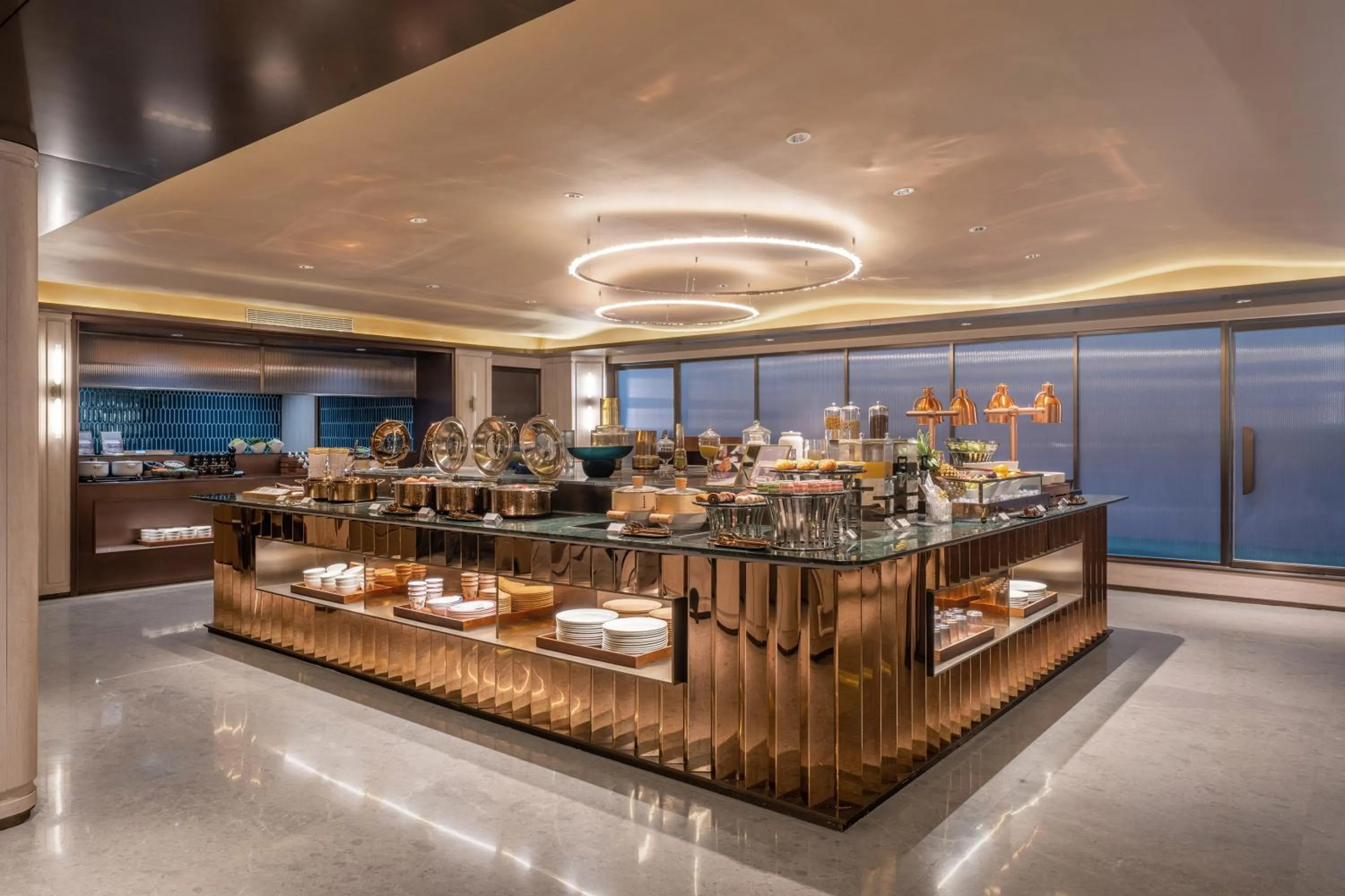 Restaurant/places to eat in Jingdong Headquarters Crystal Orange Hotel, Yizhuang, Beijing