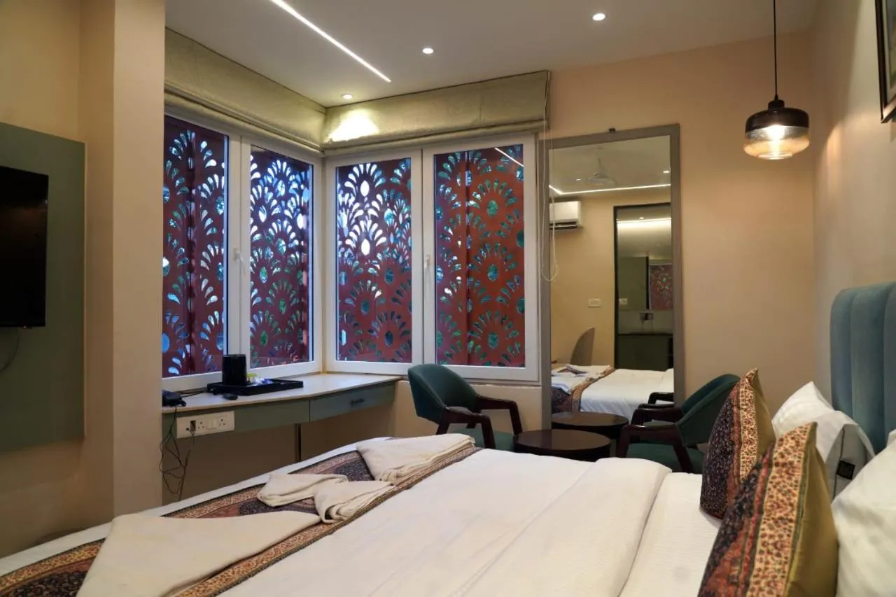 Bed in Hotel Anant Inn