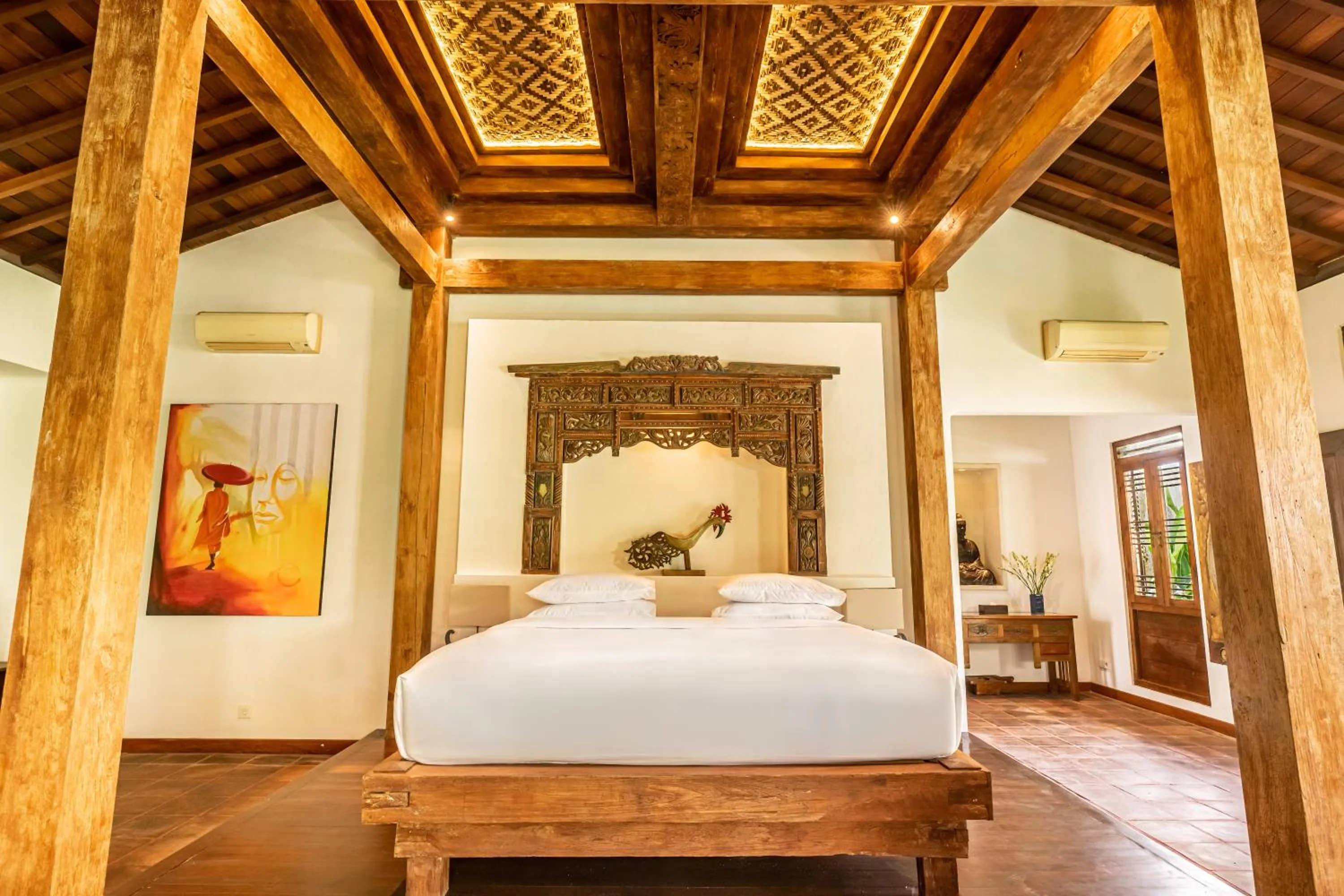 Bedroom, Bed in Villa Tropical Svasti by Nakula