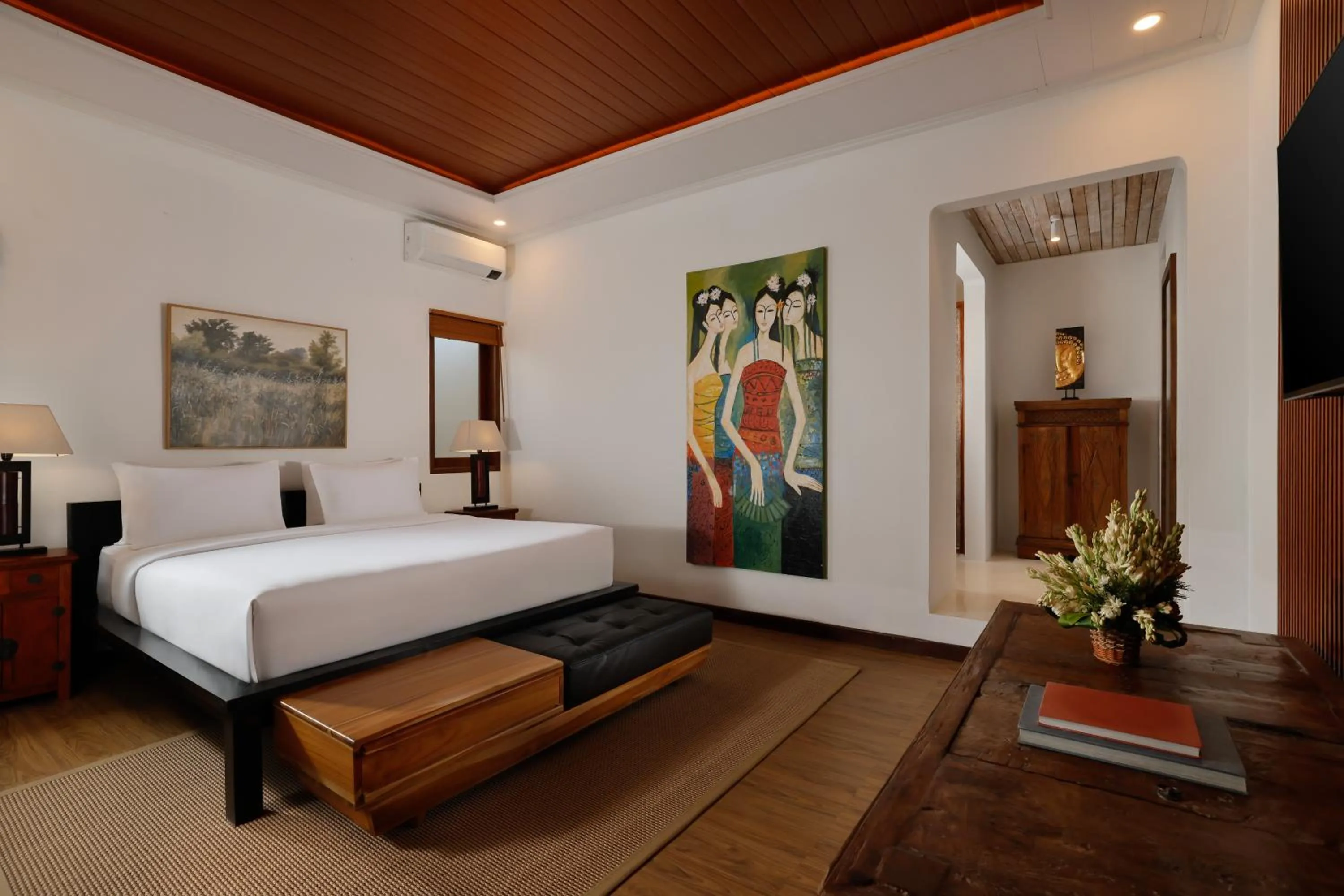 Bedroom, Bed in Villa Tropical Svasti by Nakula