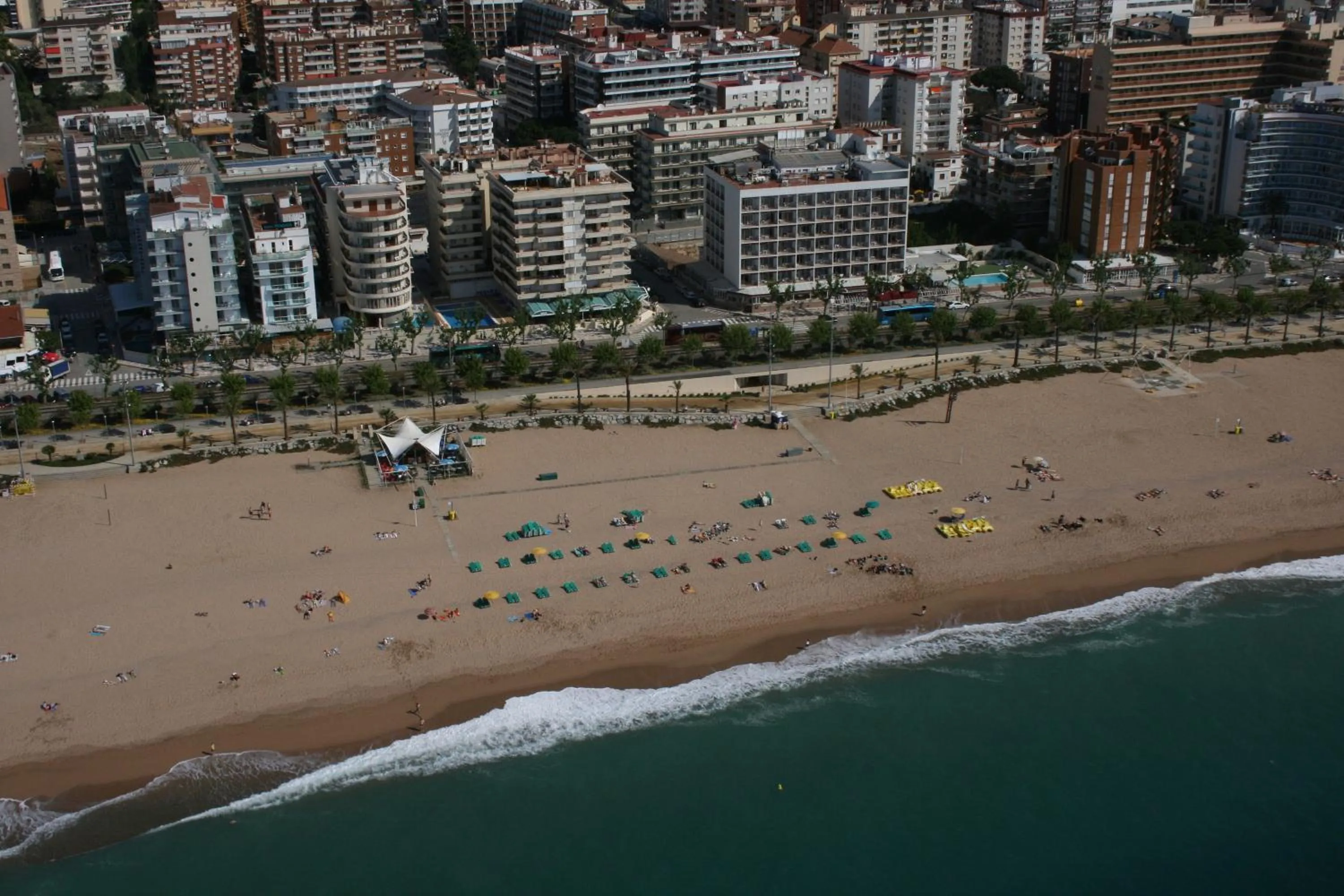 Beach, Bird's-eye View in Hotel Esplai