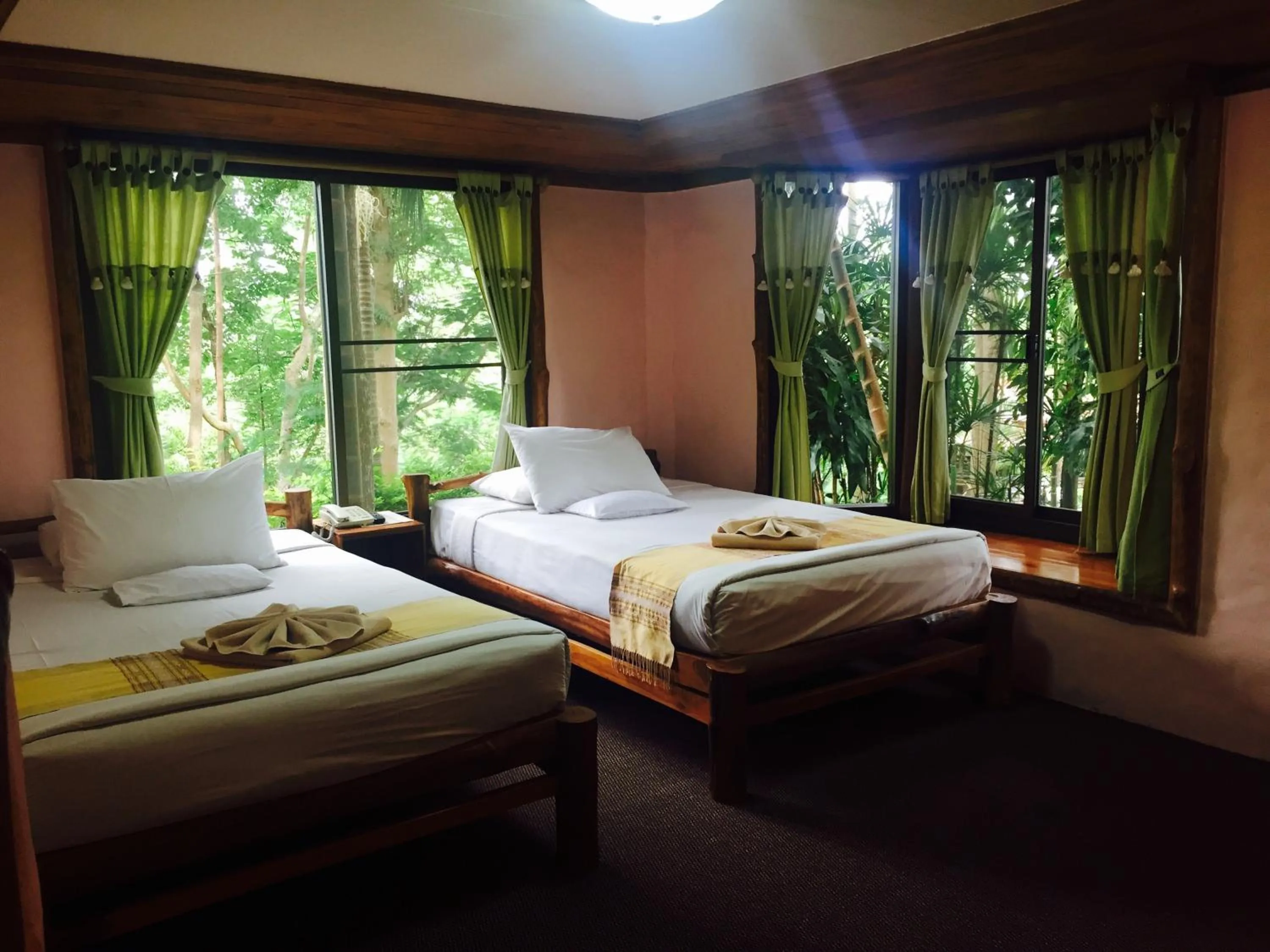 Bed in Phu Pha Nam Resort