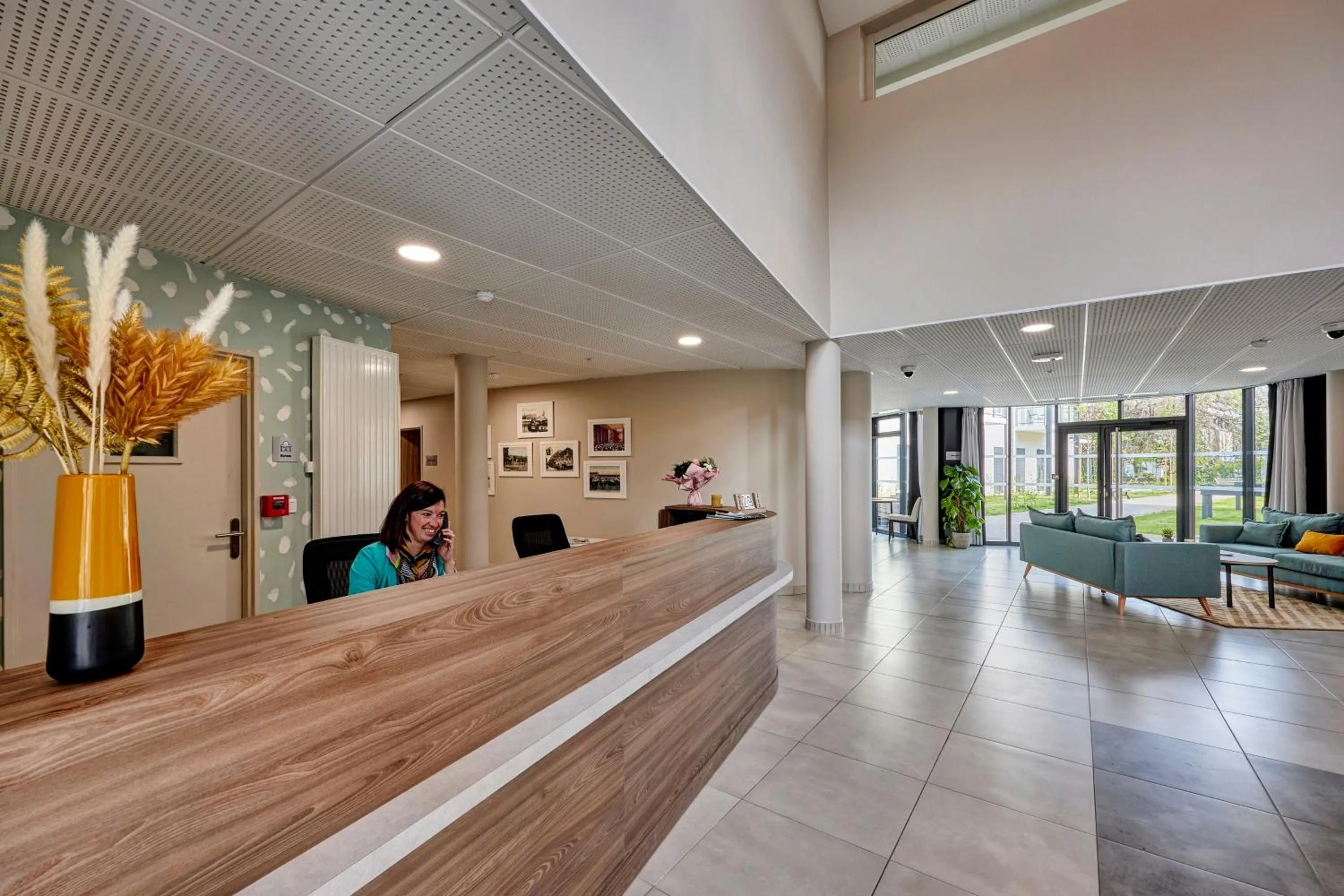 Lobby or reception in Quality Aparthotel Cherbourg