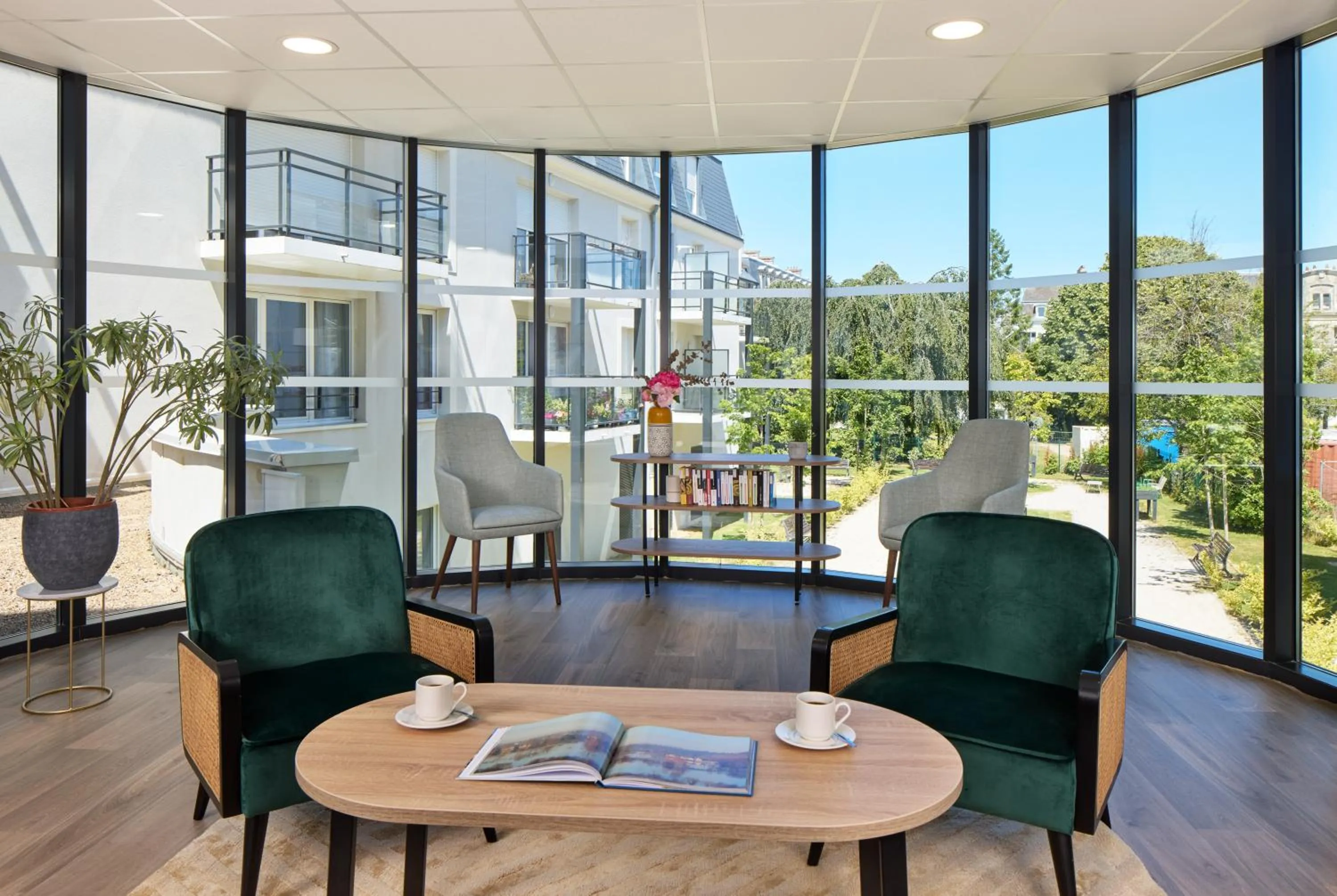 Lobby or reception in Quality Aparthotel Cherbourg
