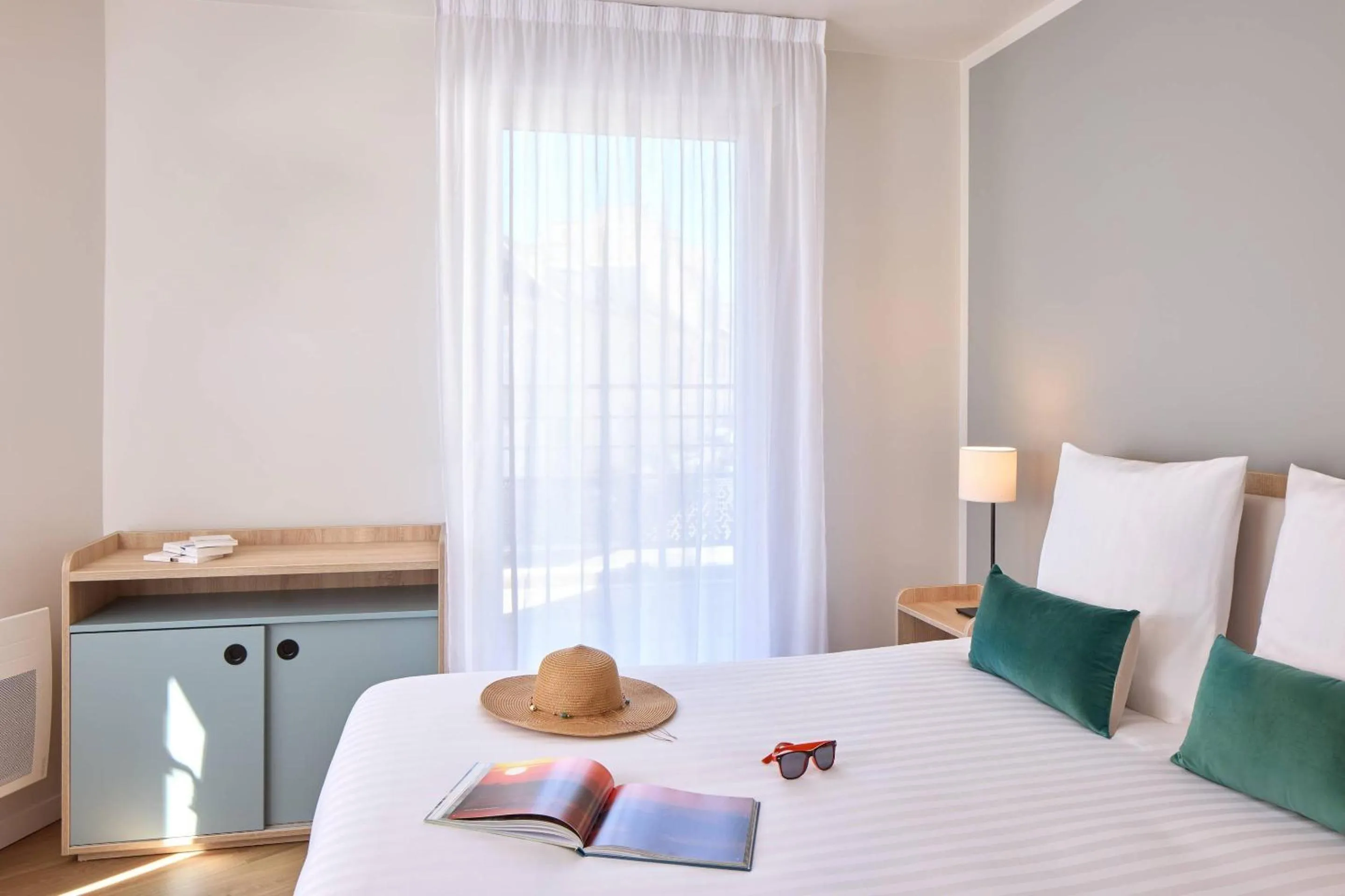 Bedroom, Bed in Quality Aparthotel Cherbourg