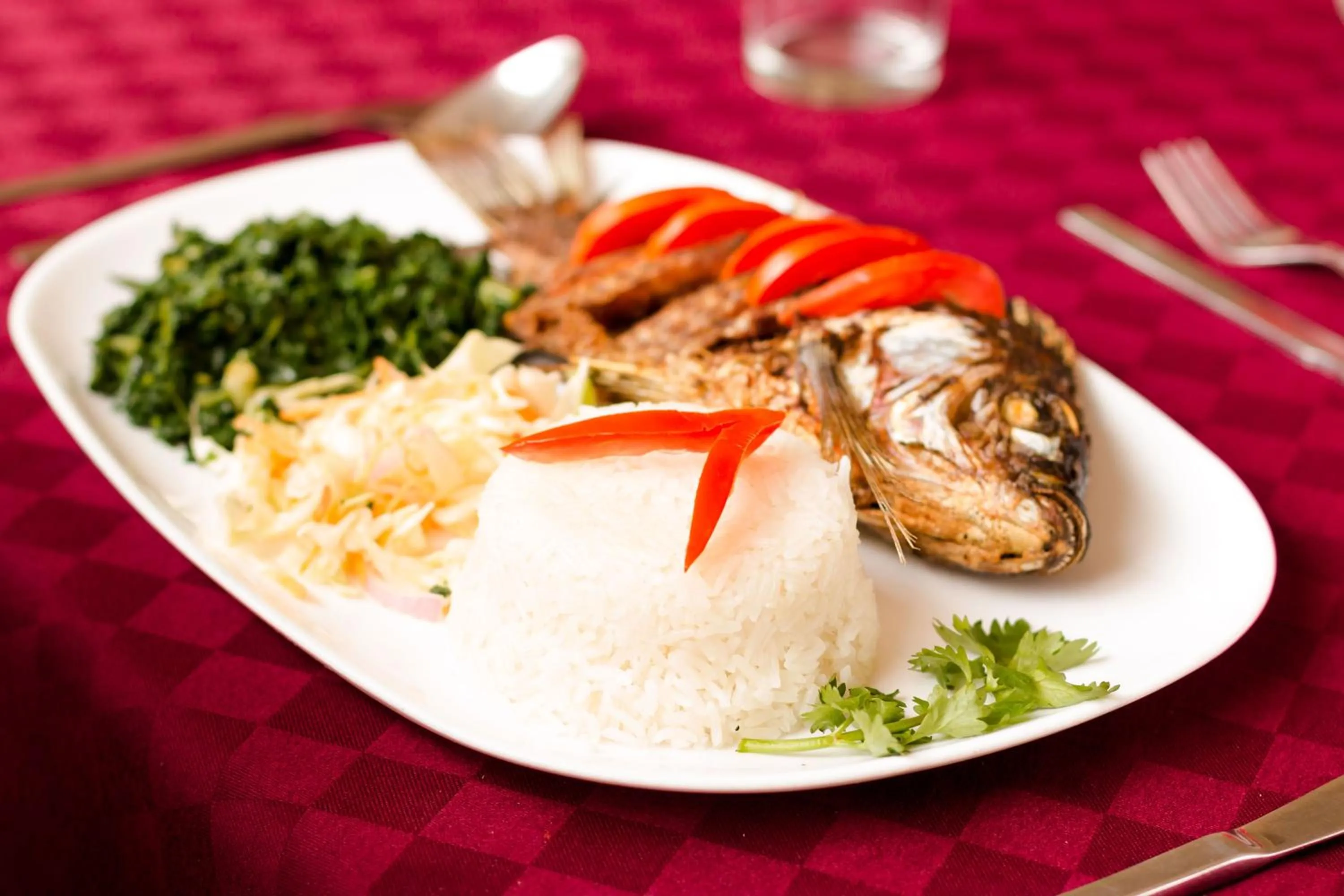 Food close-up in Nairobi Transit Hotel