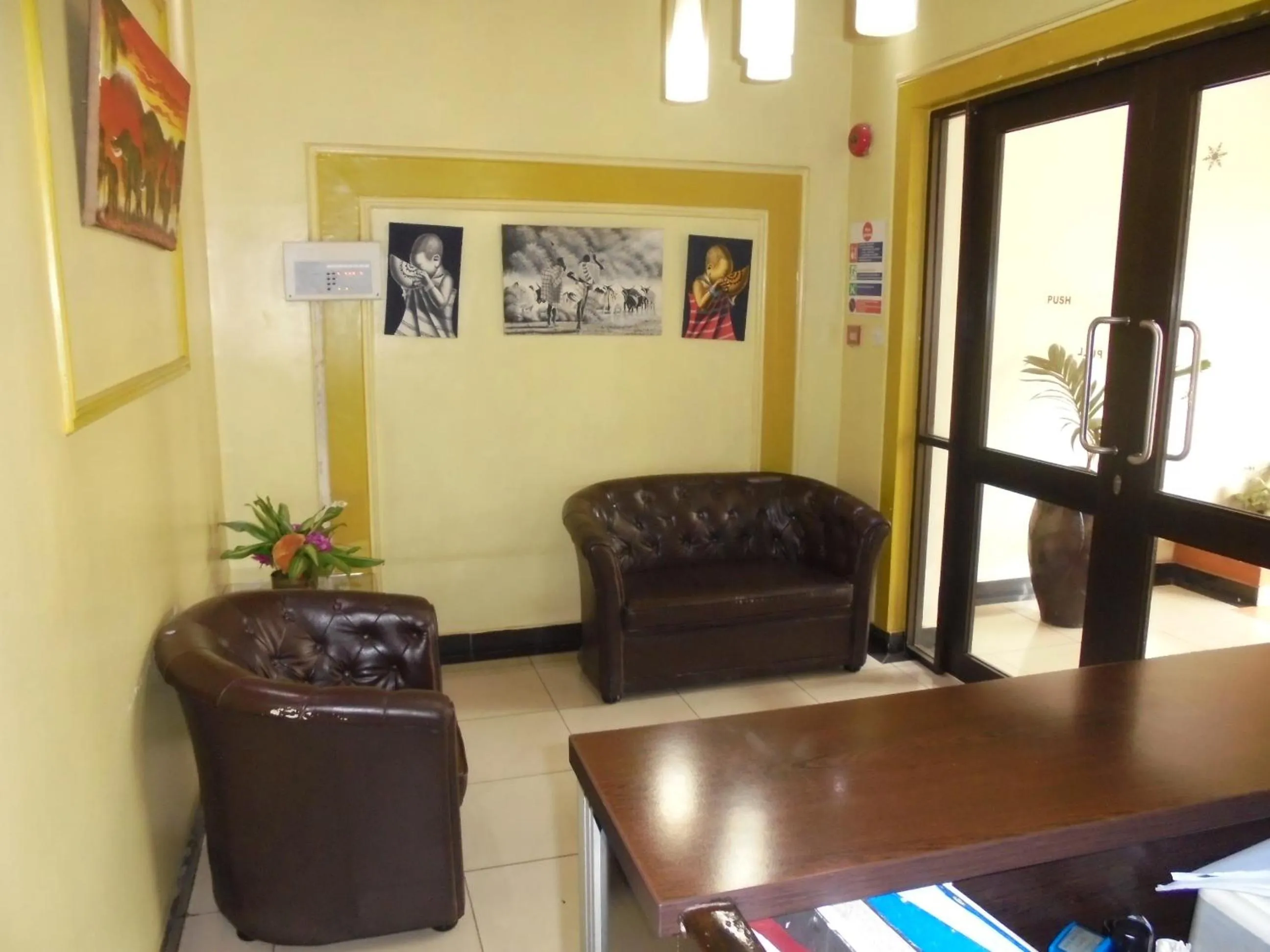 Lobby or reception in Nairobi Transit Hotel
