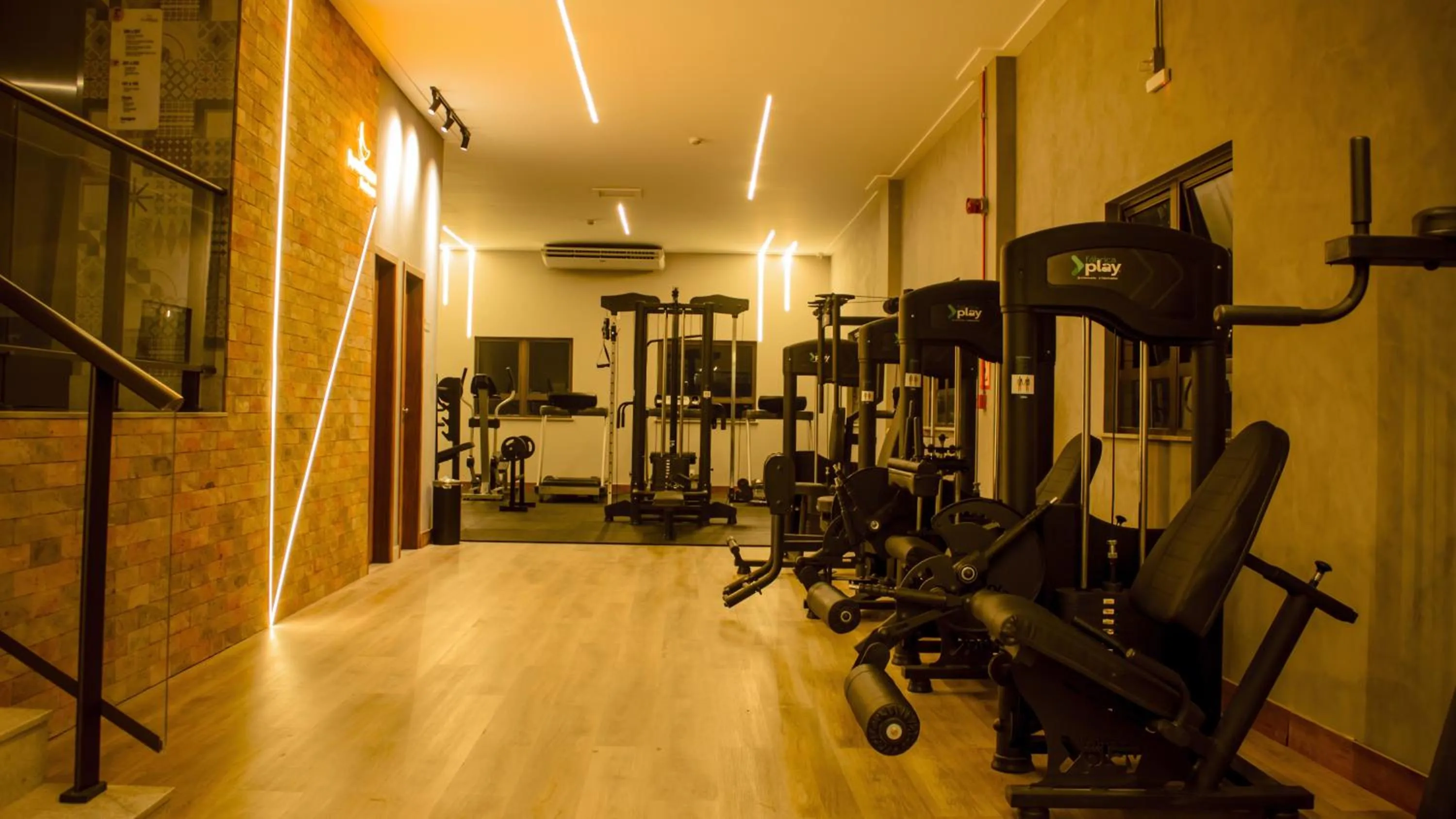 Fitness centre/facilities in Pena Branca Hotel e Eventos