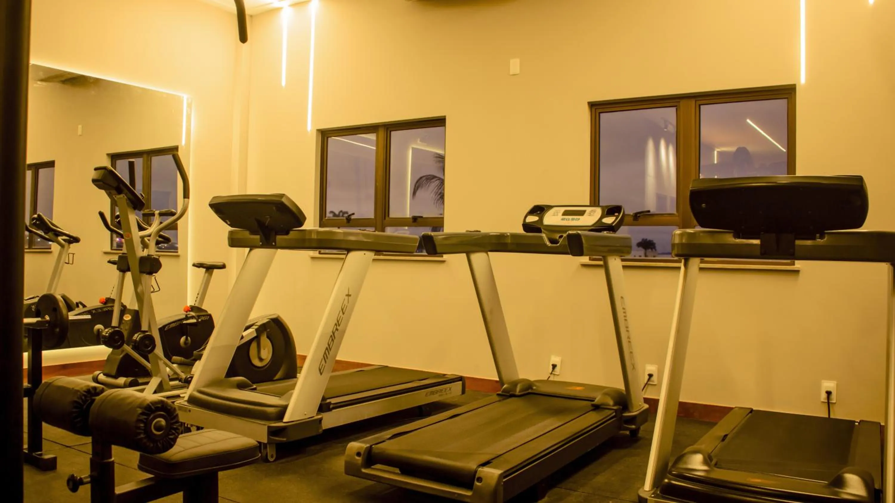 Fitness centre/facilities in Pena Branca Hotel e Eventos