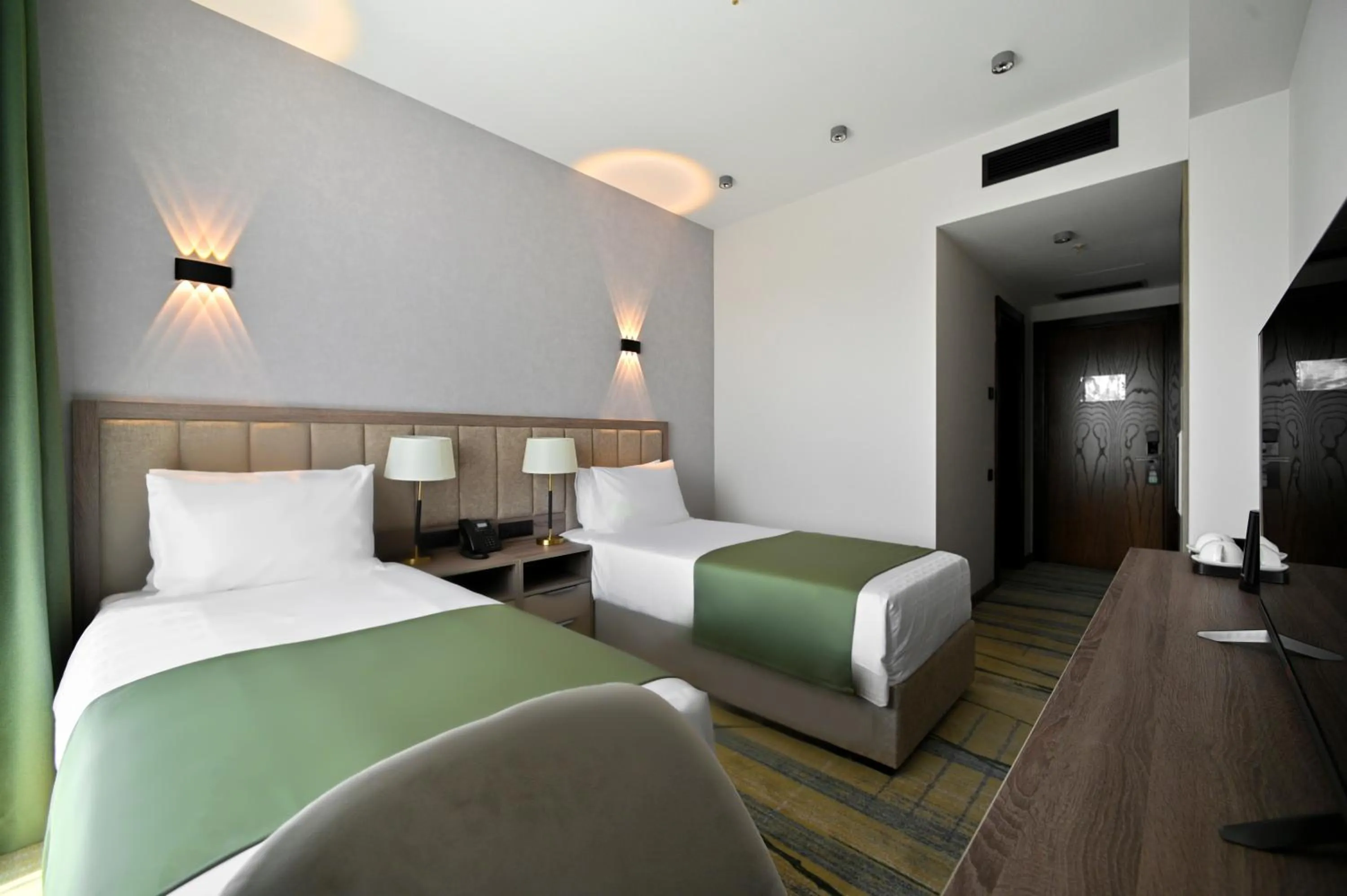 Bed in SIA Resort and SPA