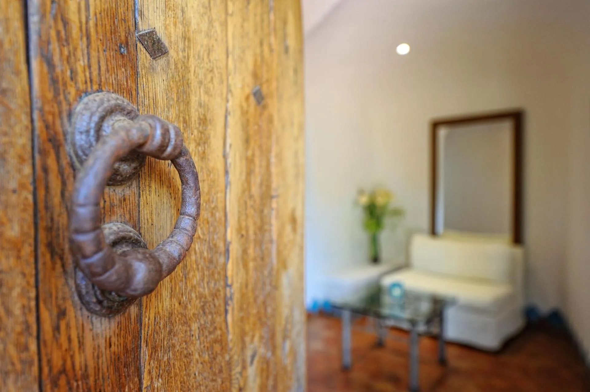 Bed in Hôtel Marina di cavu