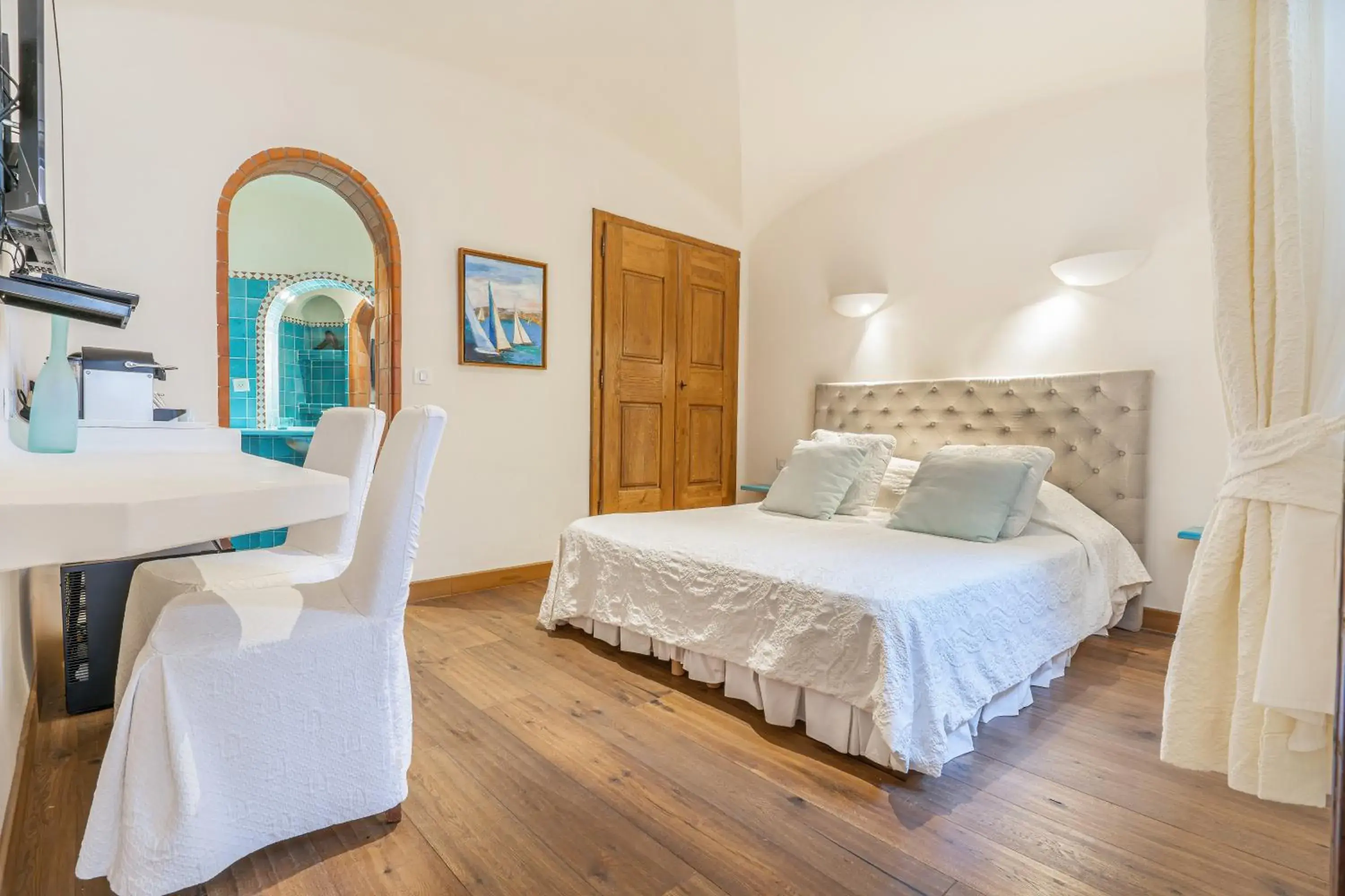 Double Room with Garden View in Hôtel Marina di cavu Double Room with Garden View in Hôtel Marina di cavu