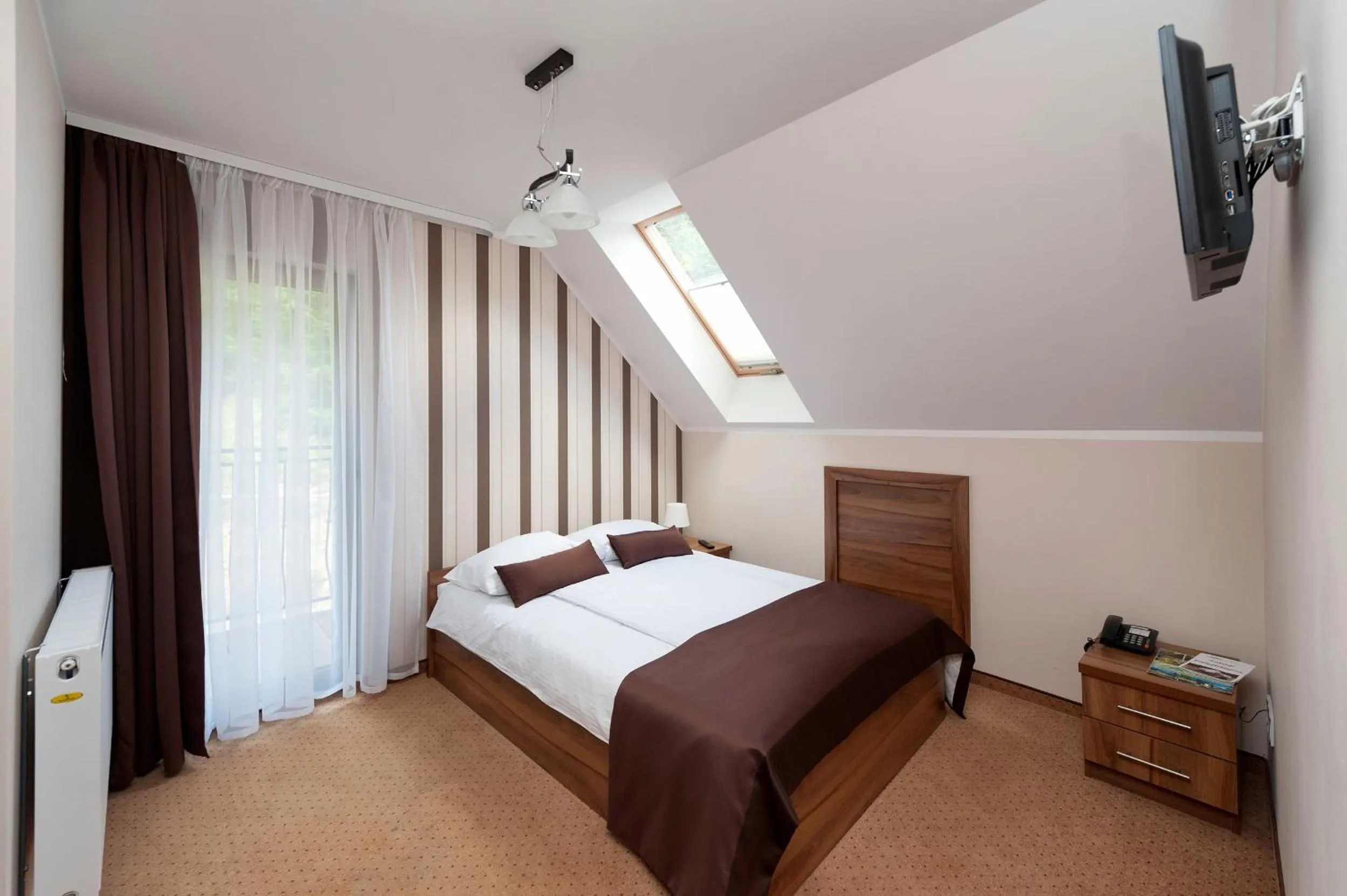 Bed in Hotel Klaudia